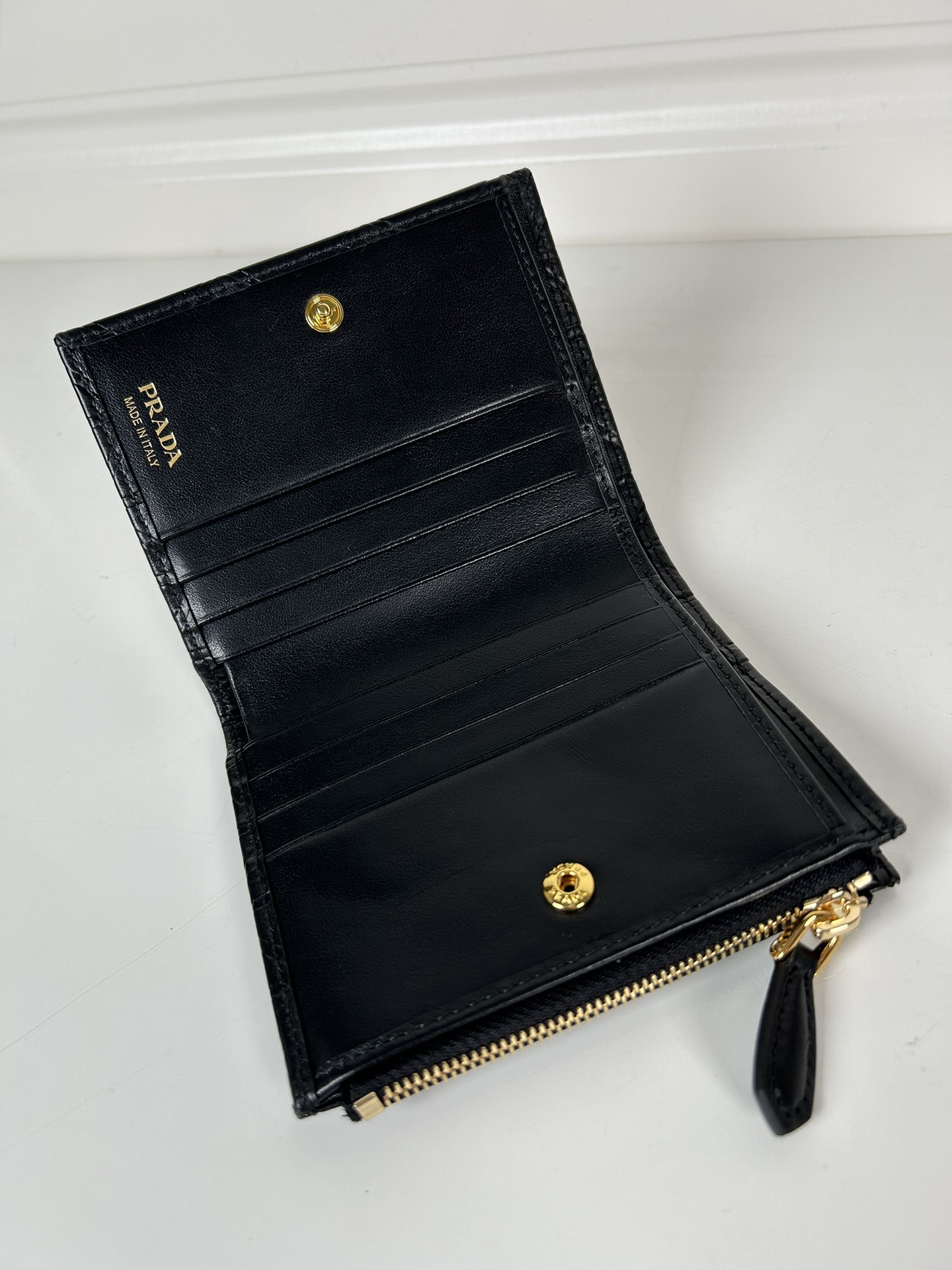 Prada 1ML050 Wallet Black