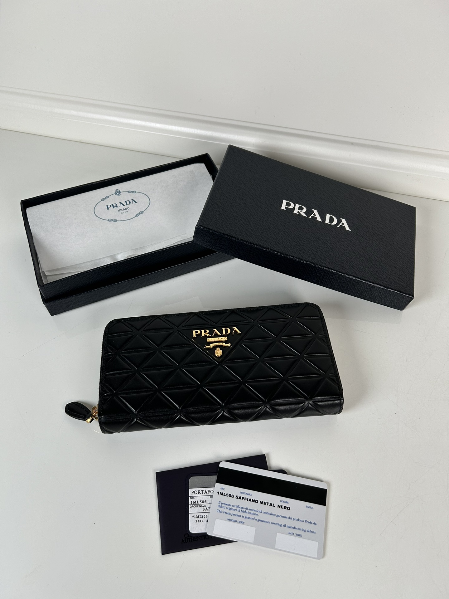 Prada 1ML506-1 Wallet Black