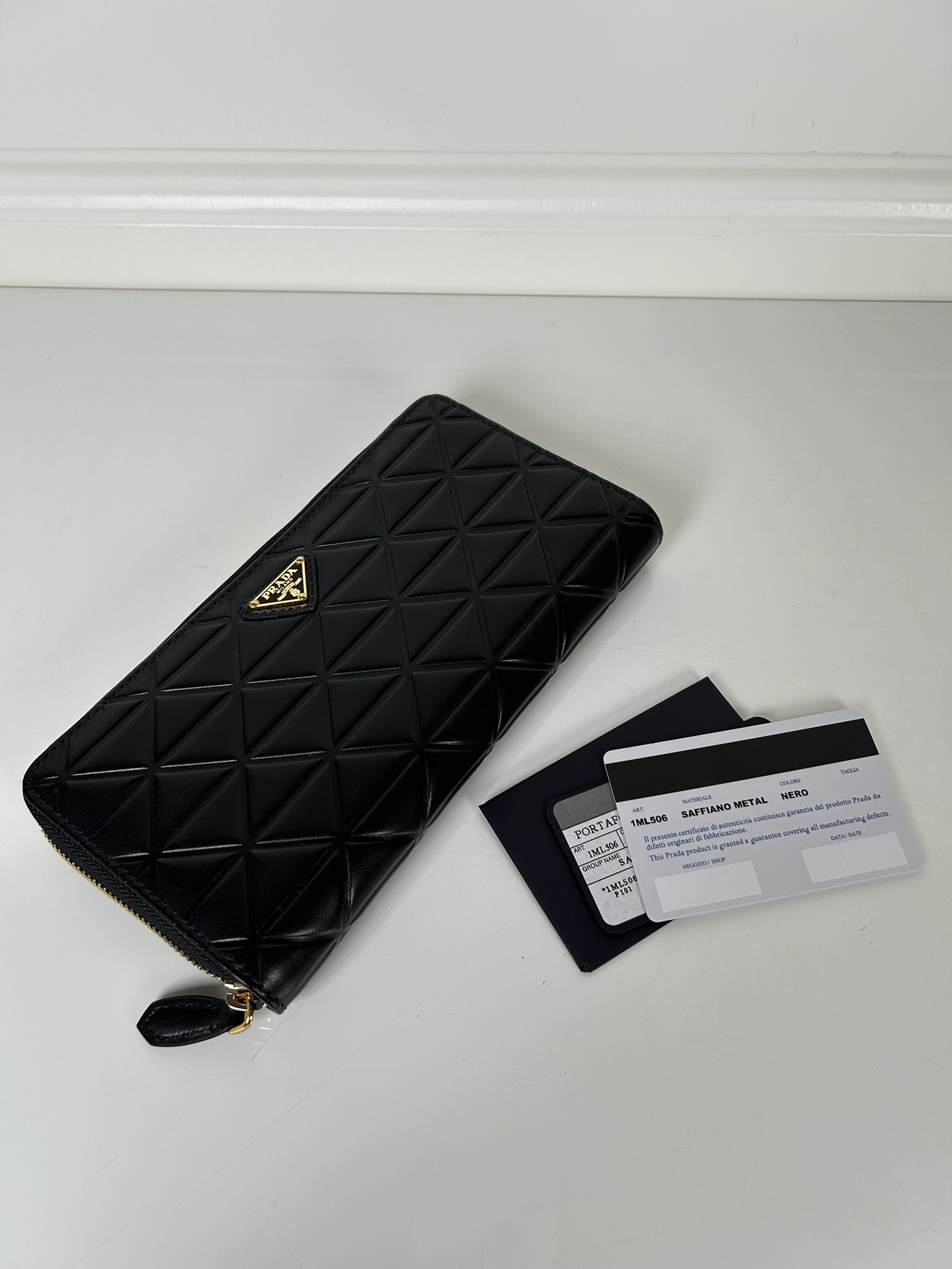 Prada 1ML506 Wallet Black