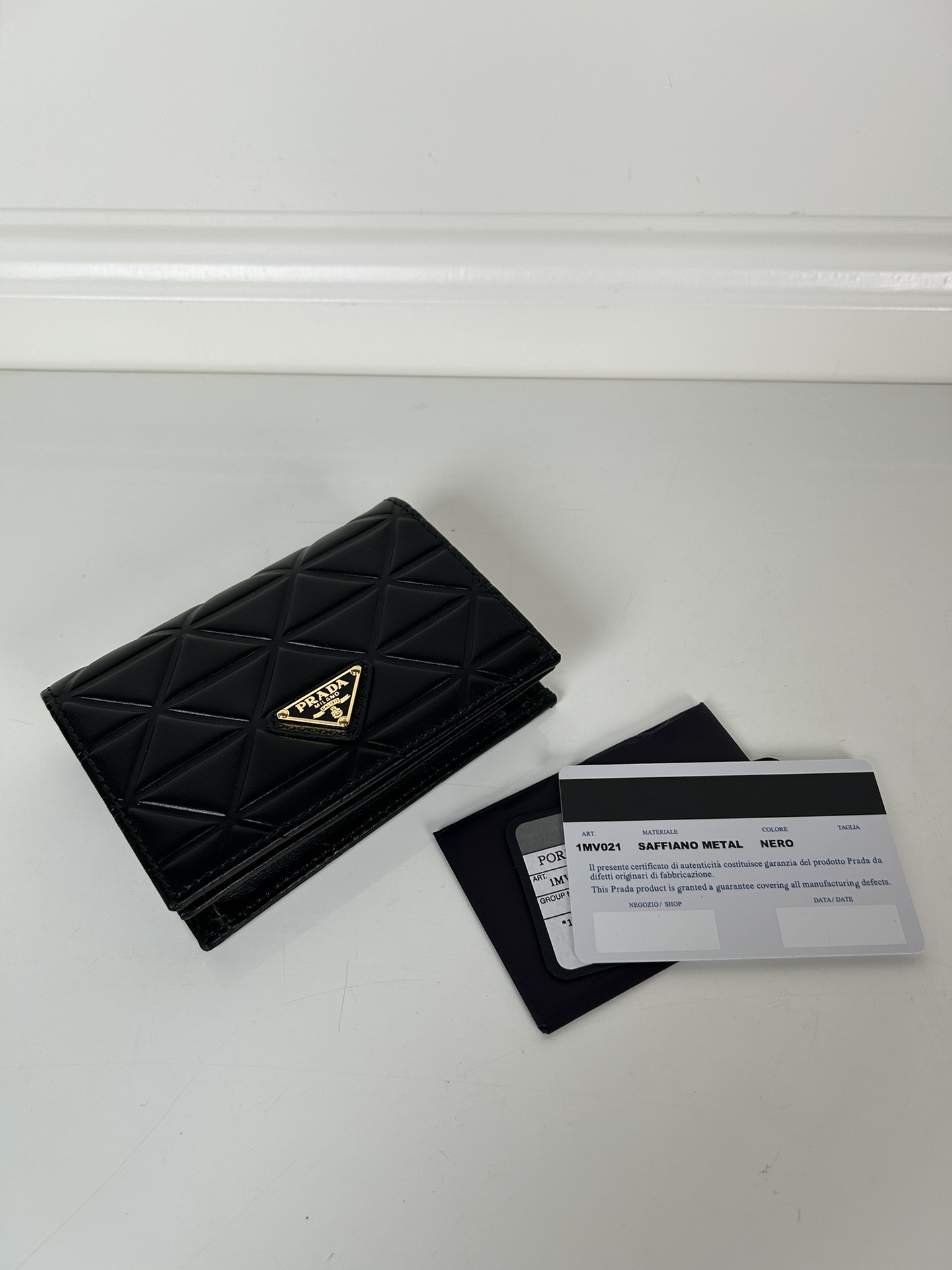 Prada 1MV021-1 Wallet Black