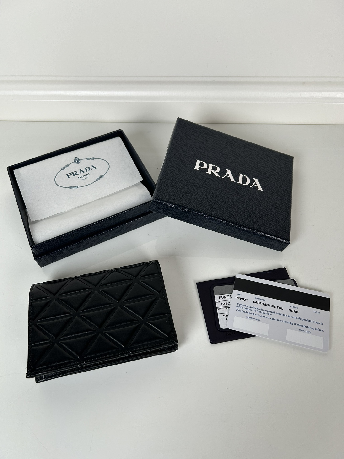 Prada 1MV021-1 Wallet Black