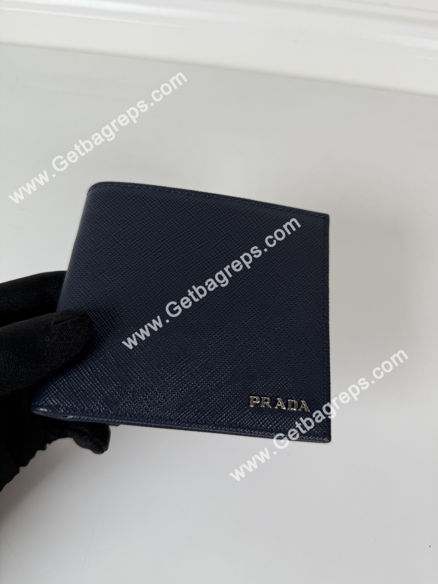Prada 2M0513 Men Wallet Dark Blue