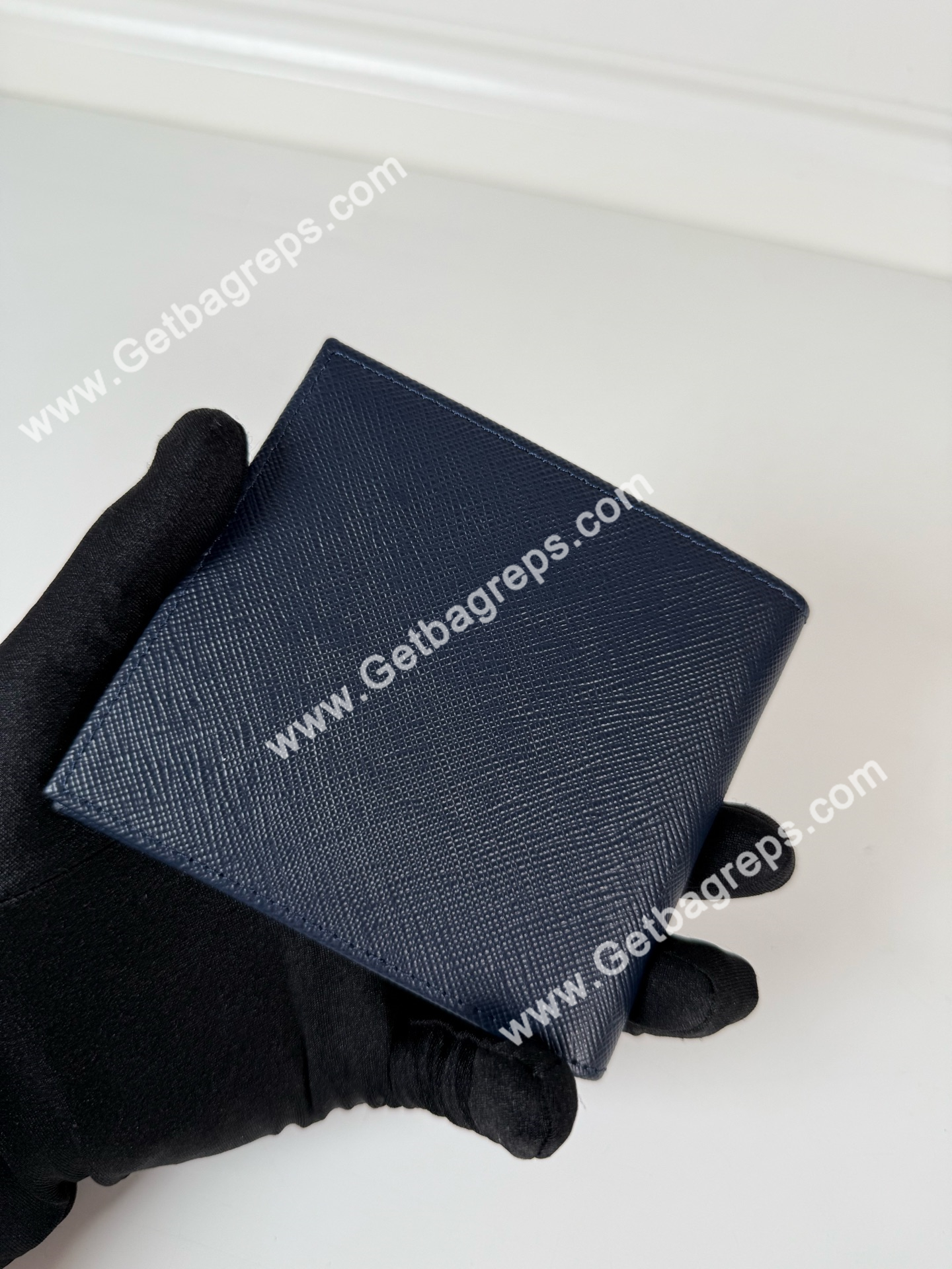 Prada 2M0513 Men Wallet Dark Blue