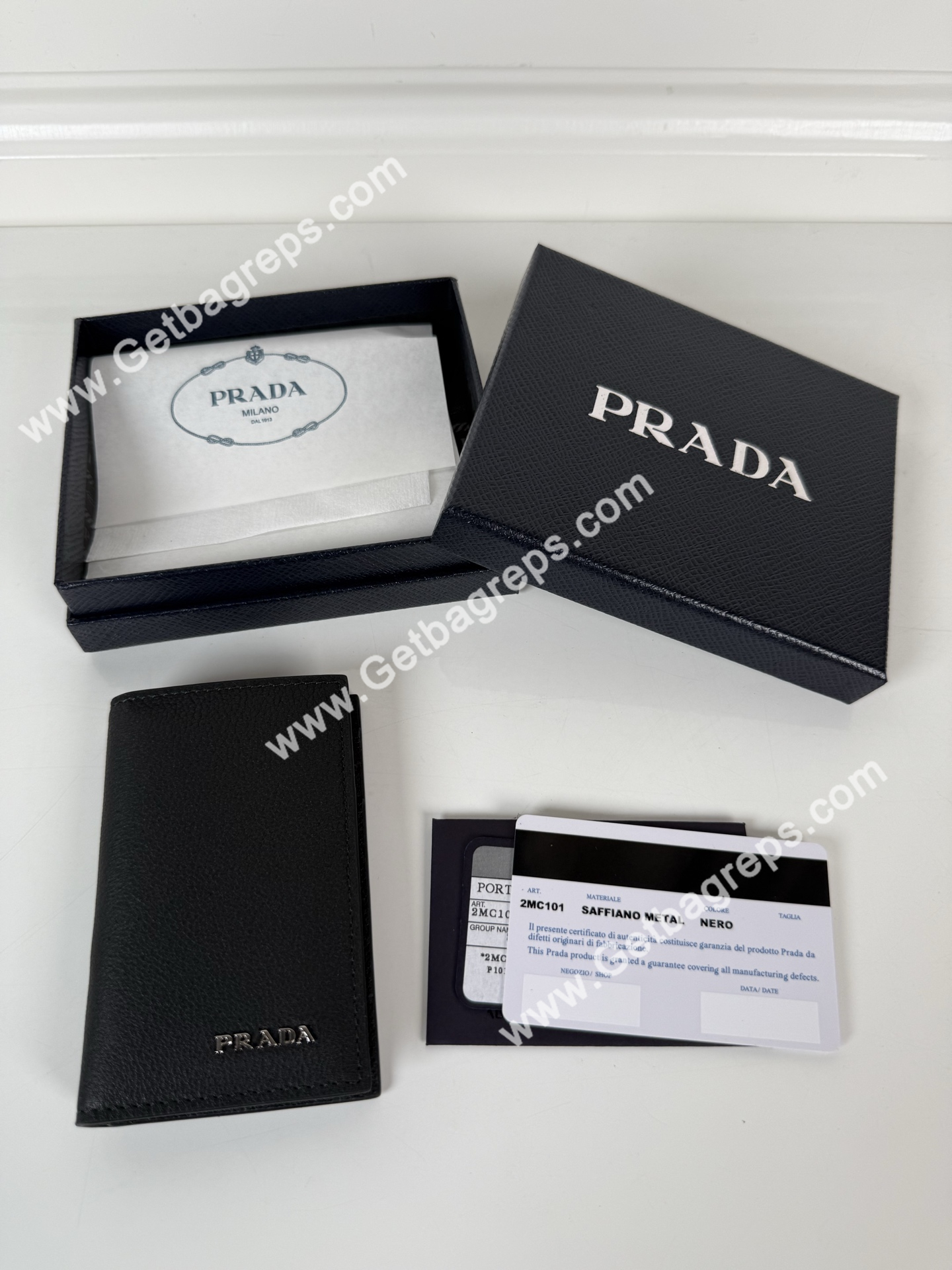 Prada 2MC101 Men Wallet Black