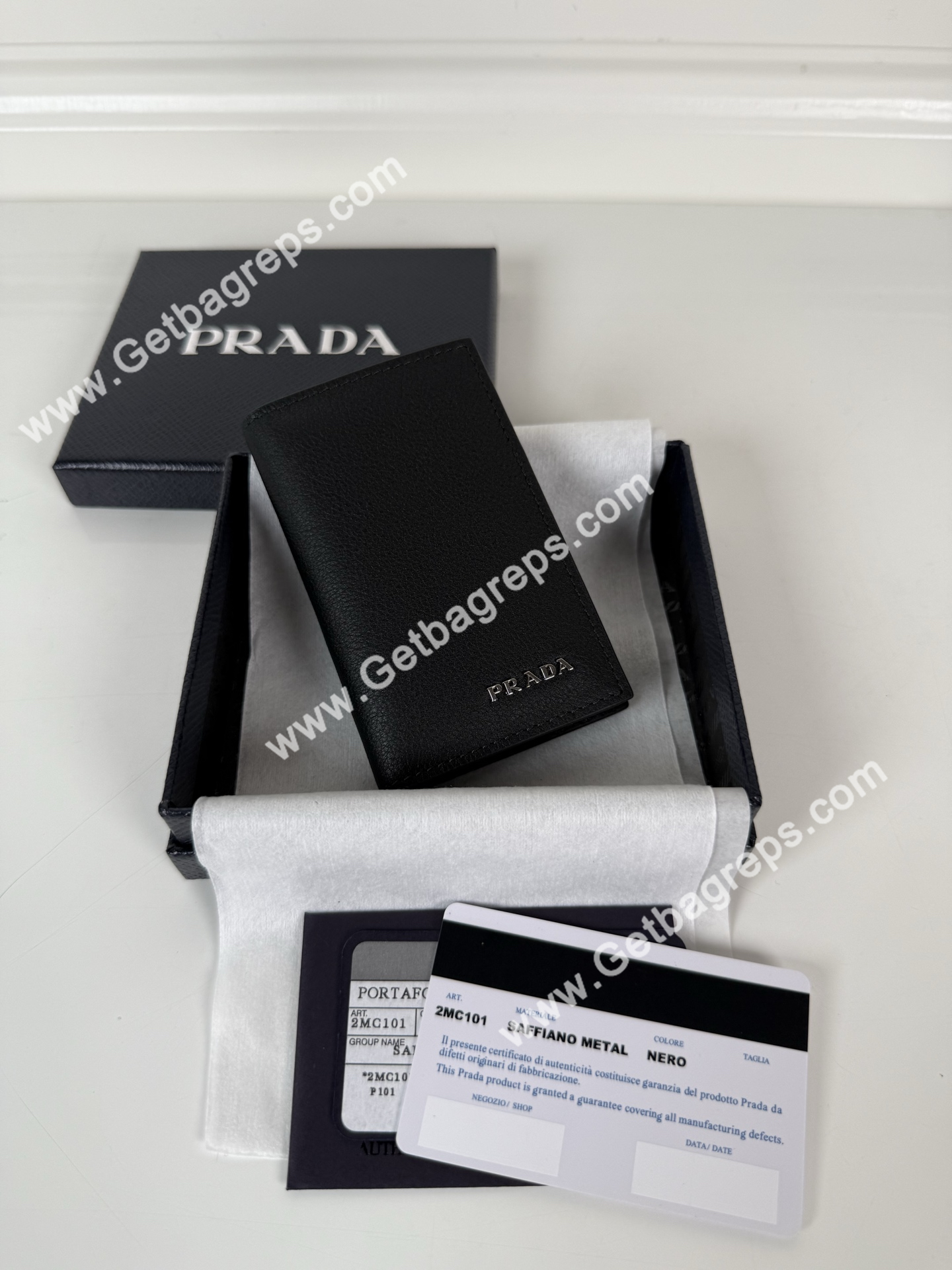 Prada 2MC101 Men Wallet Black