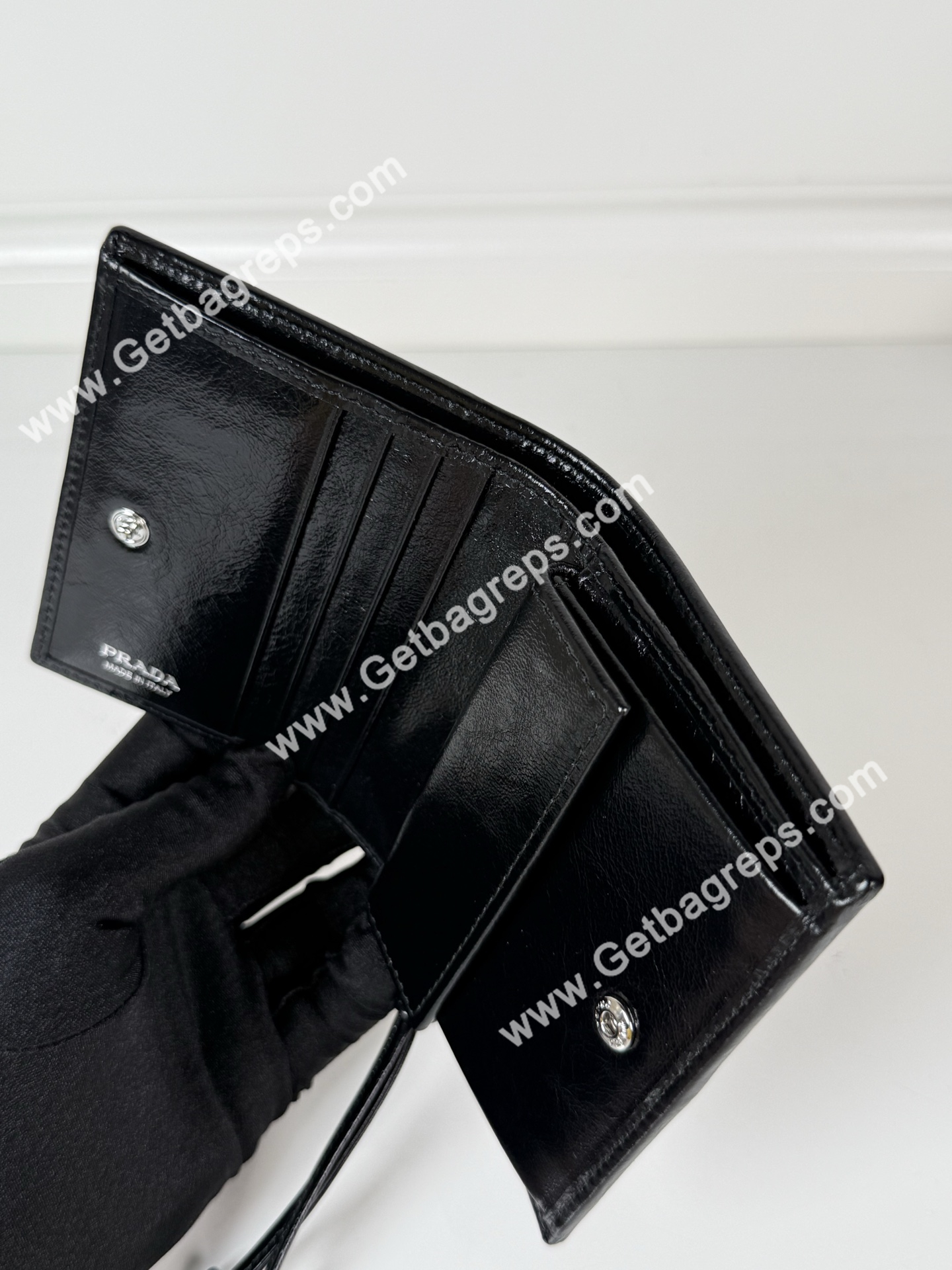 Prada 2MM003 Men Wallet Black-1