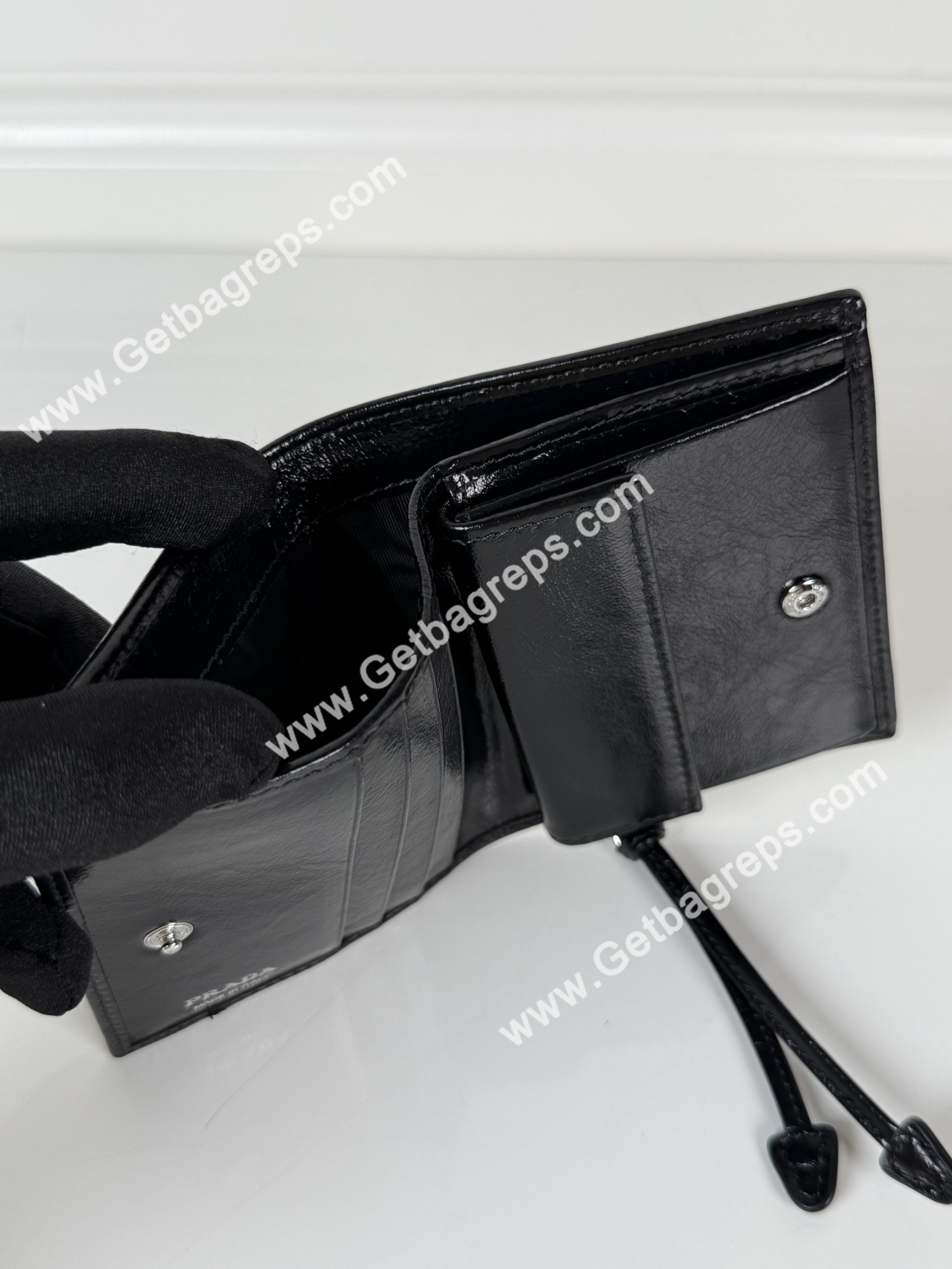 Prada 2MM003 Men Wallet Black-1