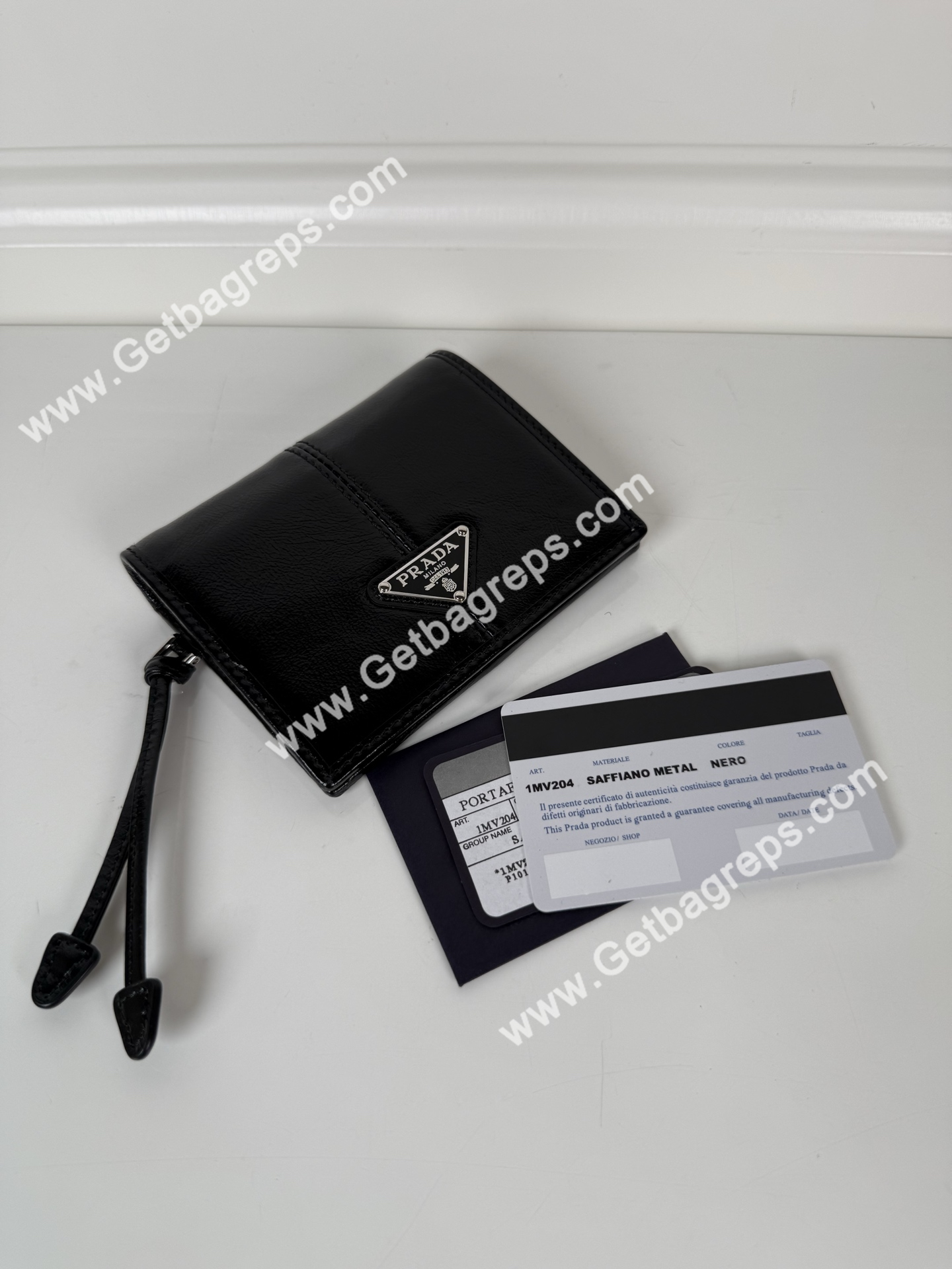 Prada 2MM003 Men Wallet Black-1