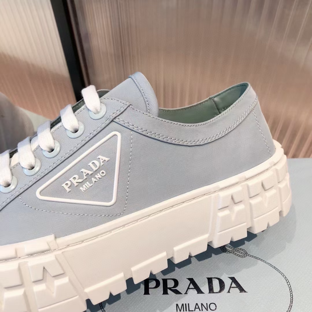 Prada Double Wheel Nylon Gabardine Sneakers-0003 35-41