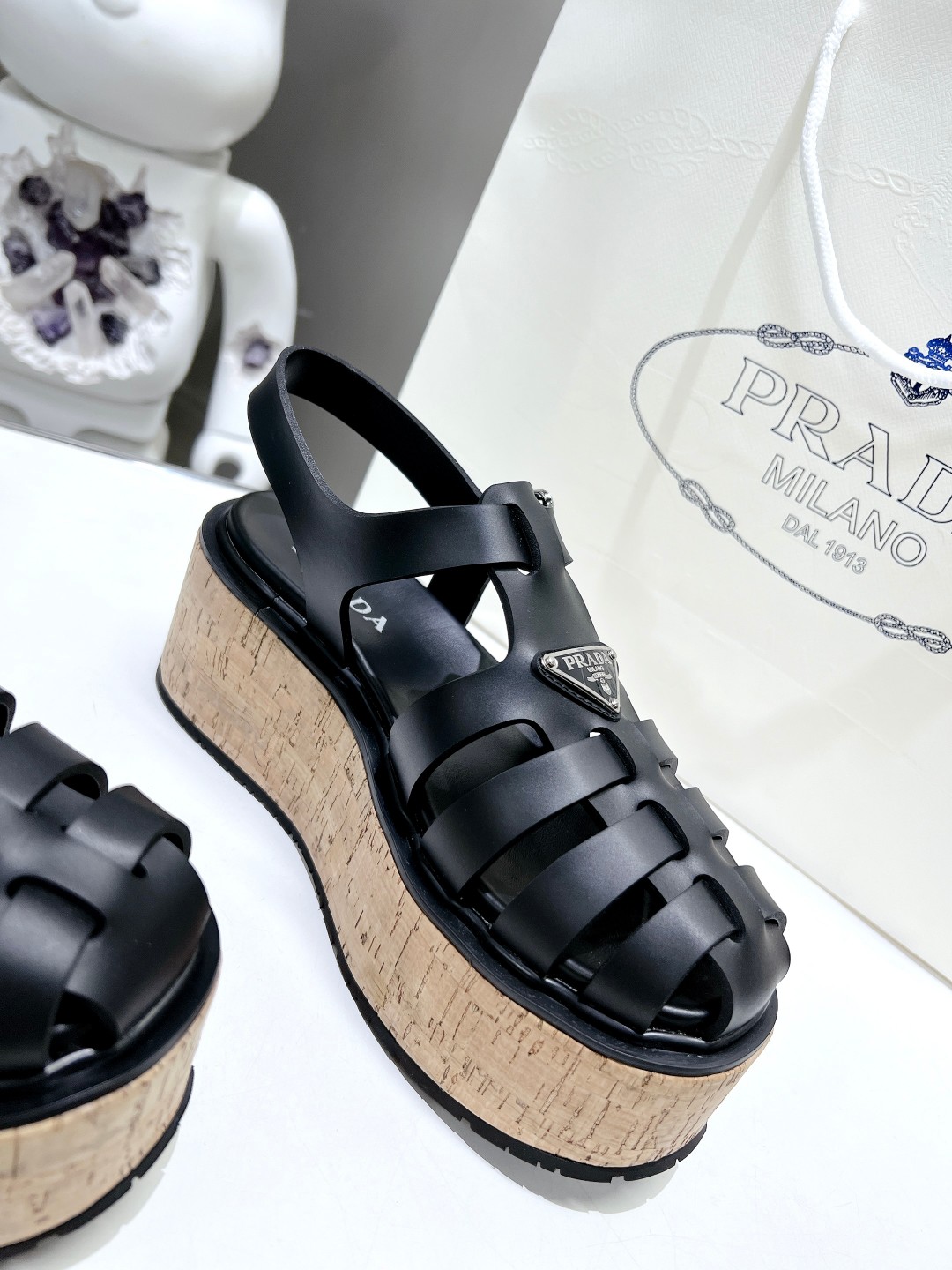 Prada Foam Rubber Sandals-0001 35-410