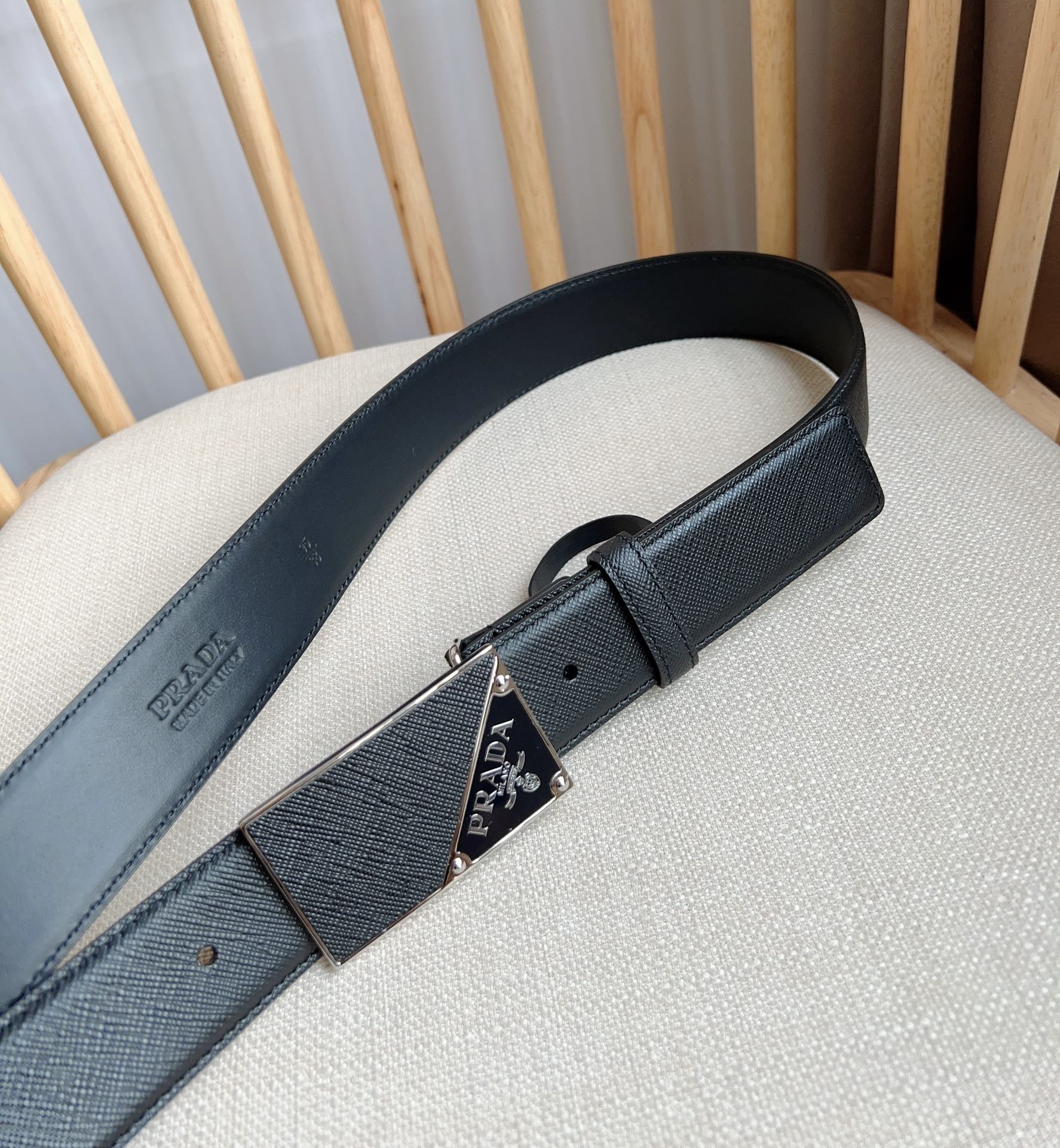 Prada Men Leather Belt Width 35mm 0004