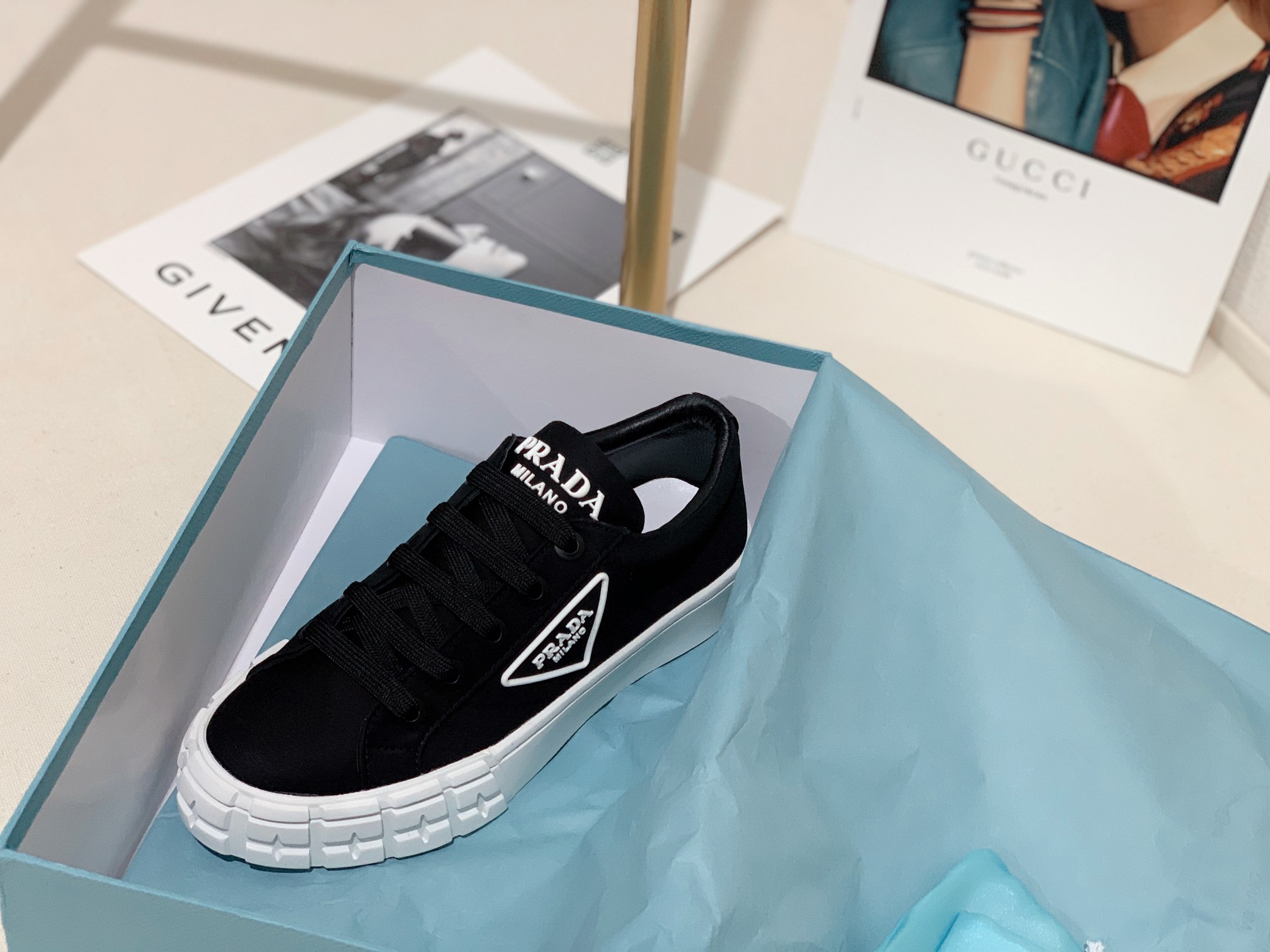 Prada Women Canvas Sneakers-0001 35-41