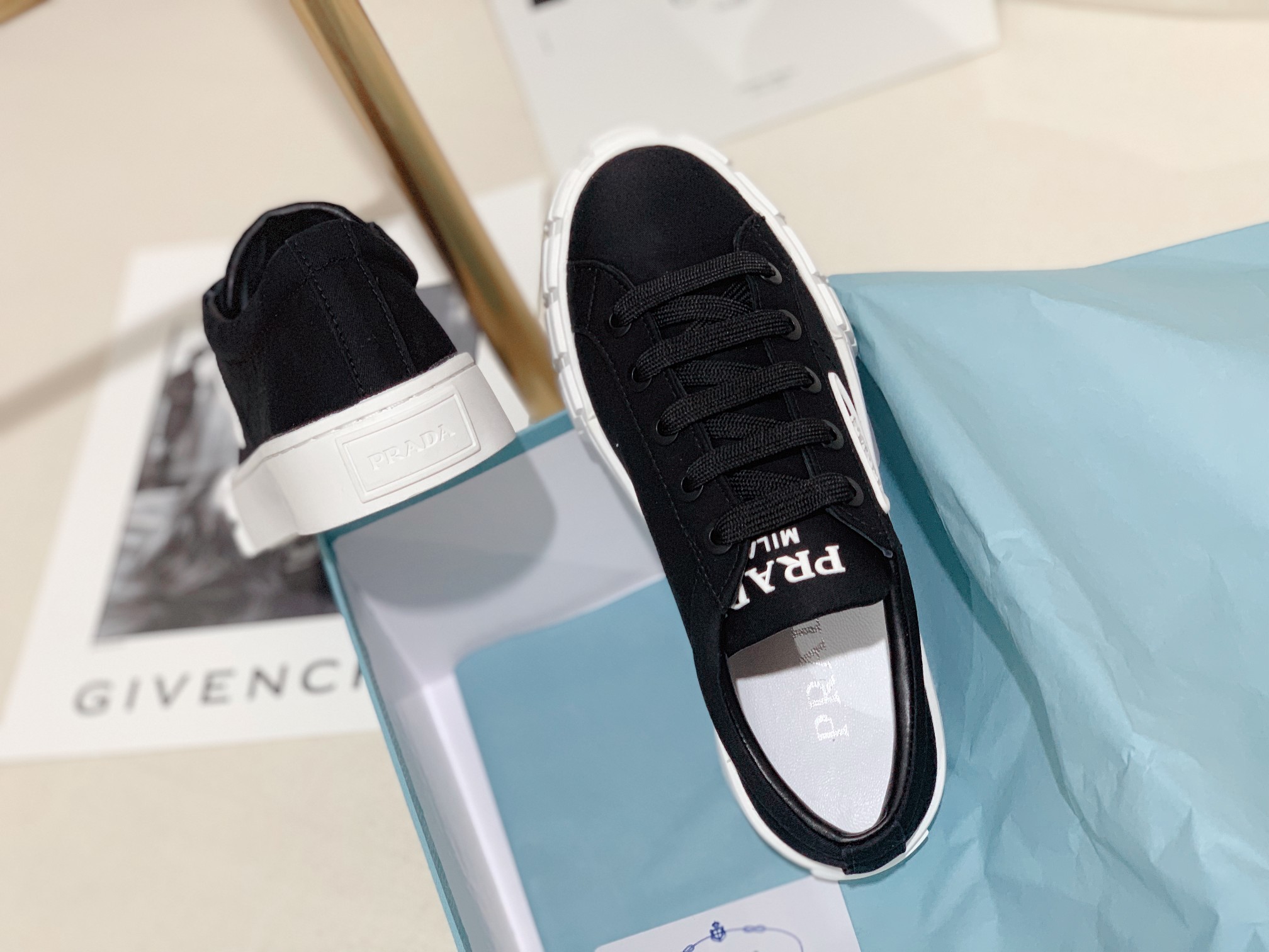 Prada Women Canvas Sneakers-0001 35-41