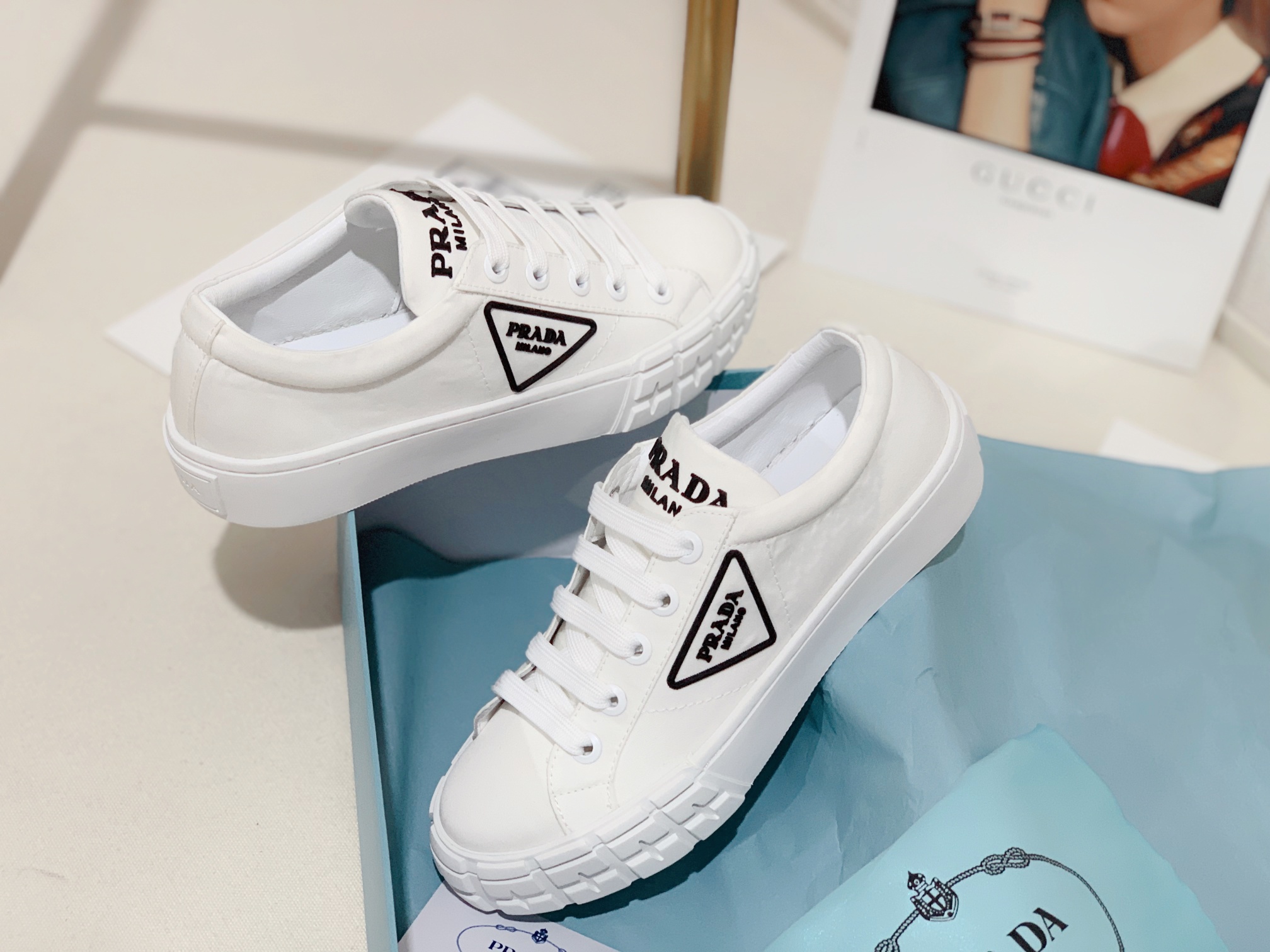 Prada Women Canvas Sneakers-0003 35-41