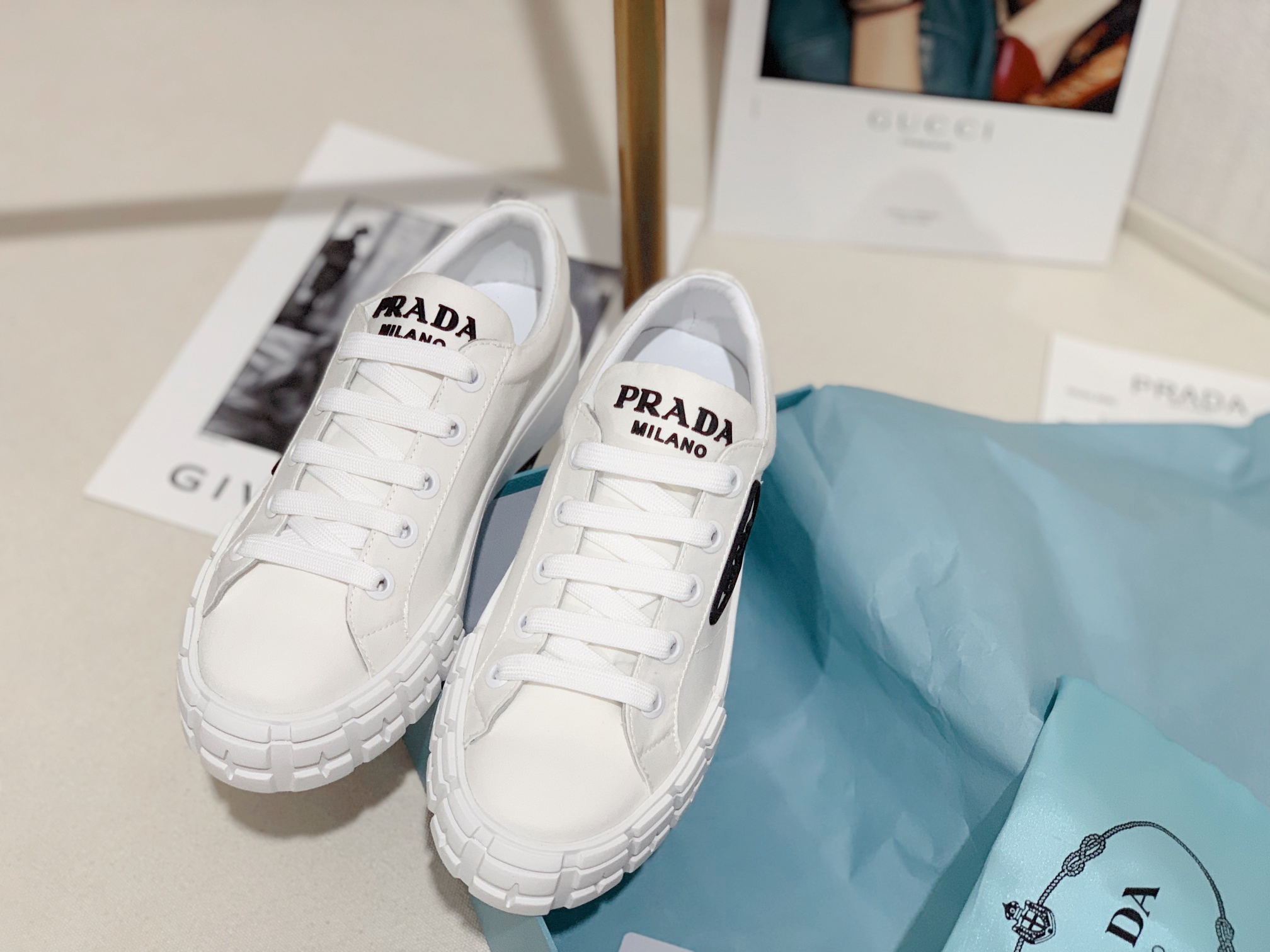 Prada Women Canvas Sneakers-0003 35-41