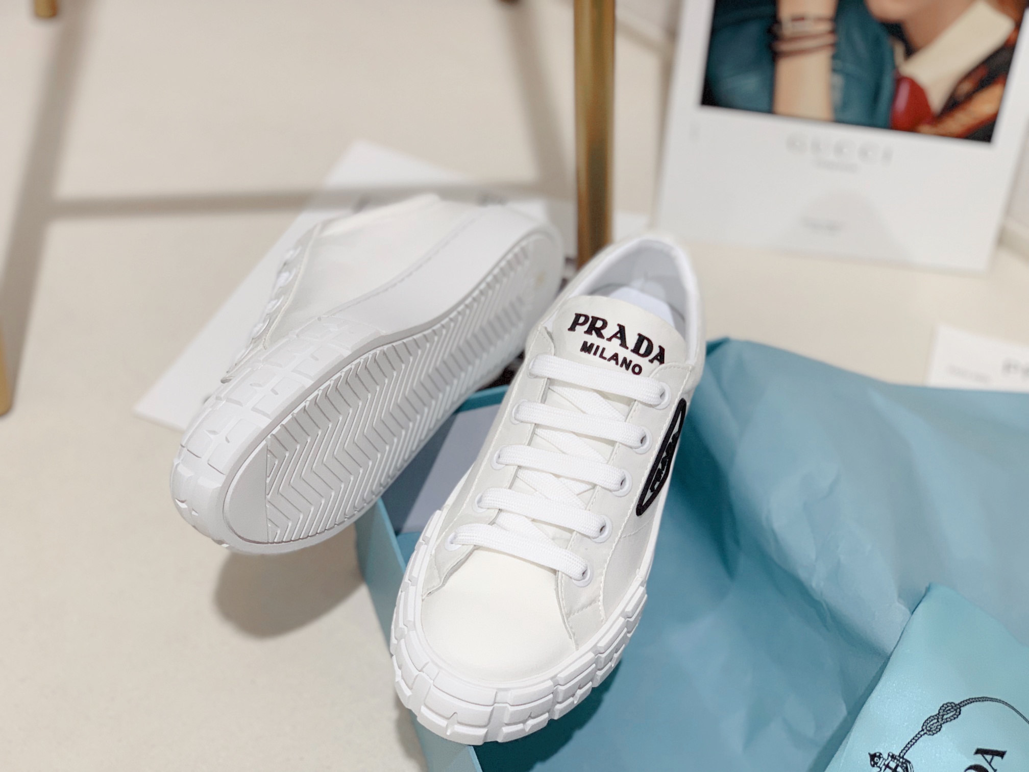 Prada Women Canvas Sneakers-0003 35-41