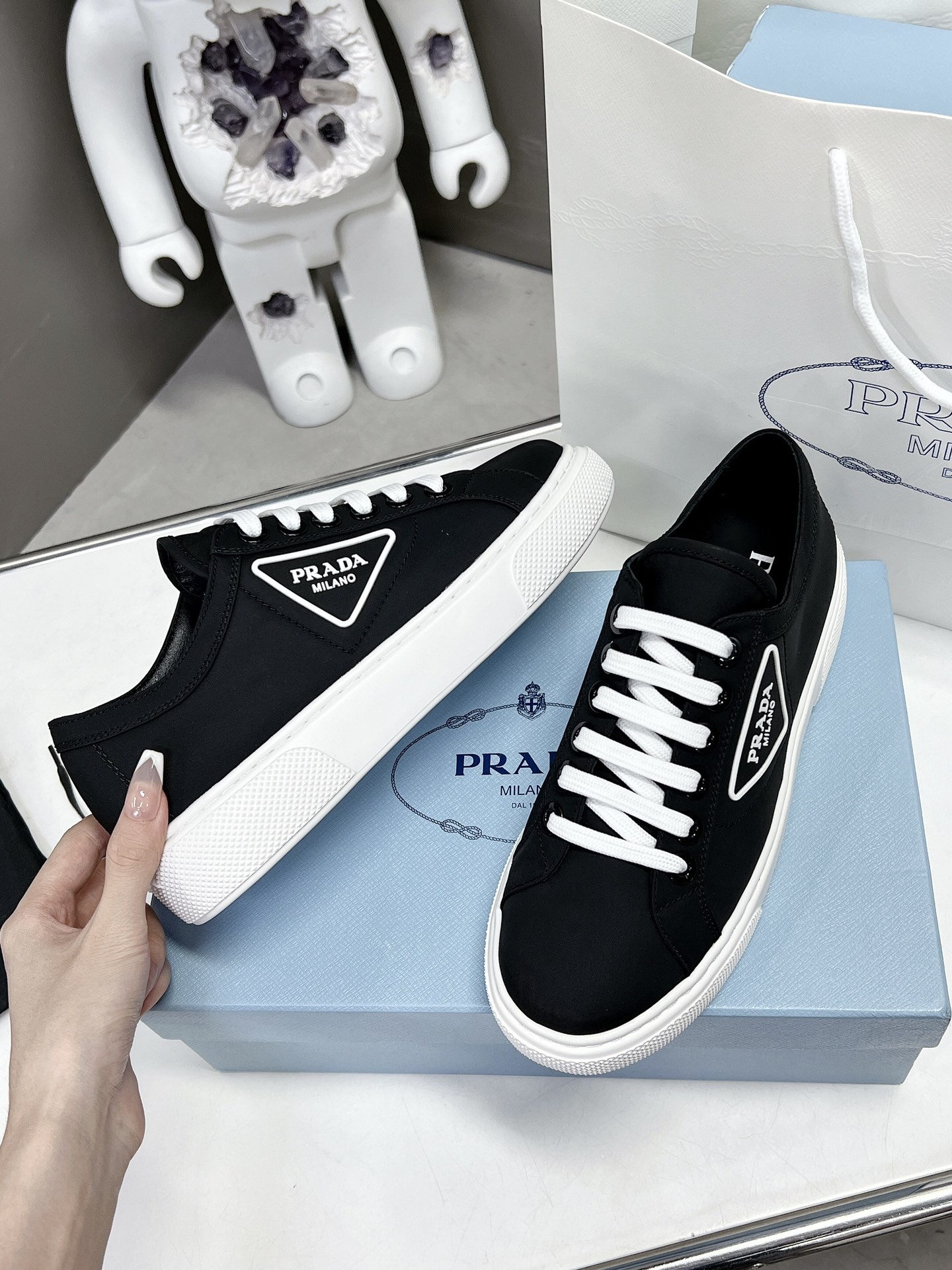 Prada Women Canvas Sneakers-0004 35-41