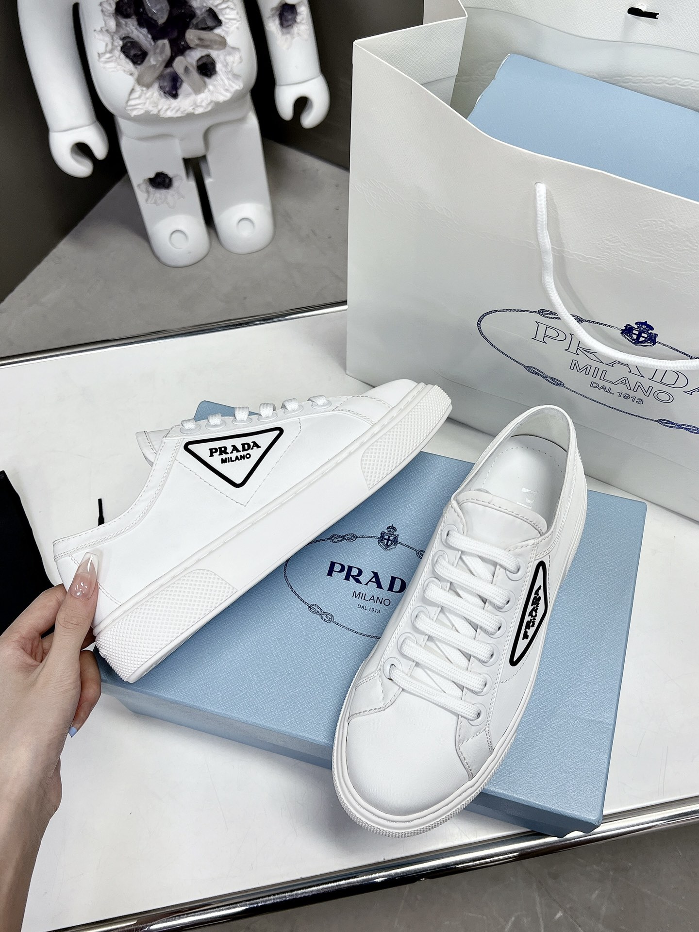 Prada Women Canvas Sneakers-0005 35-41