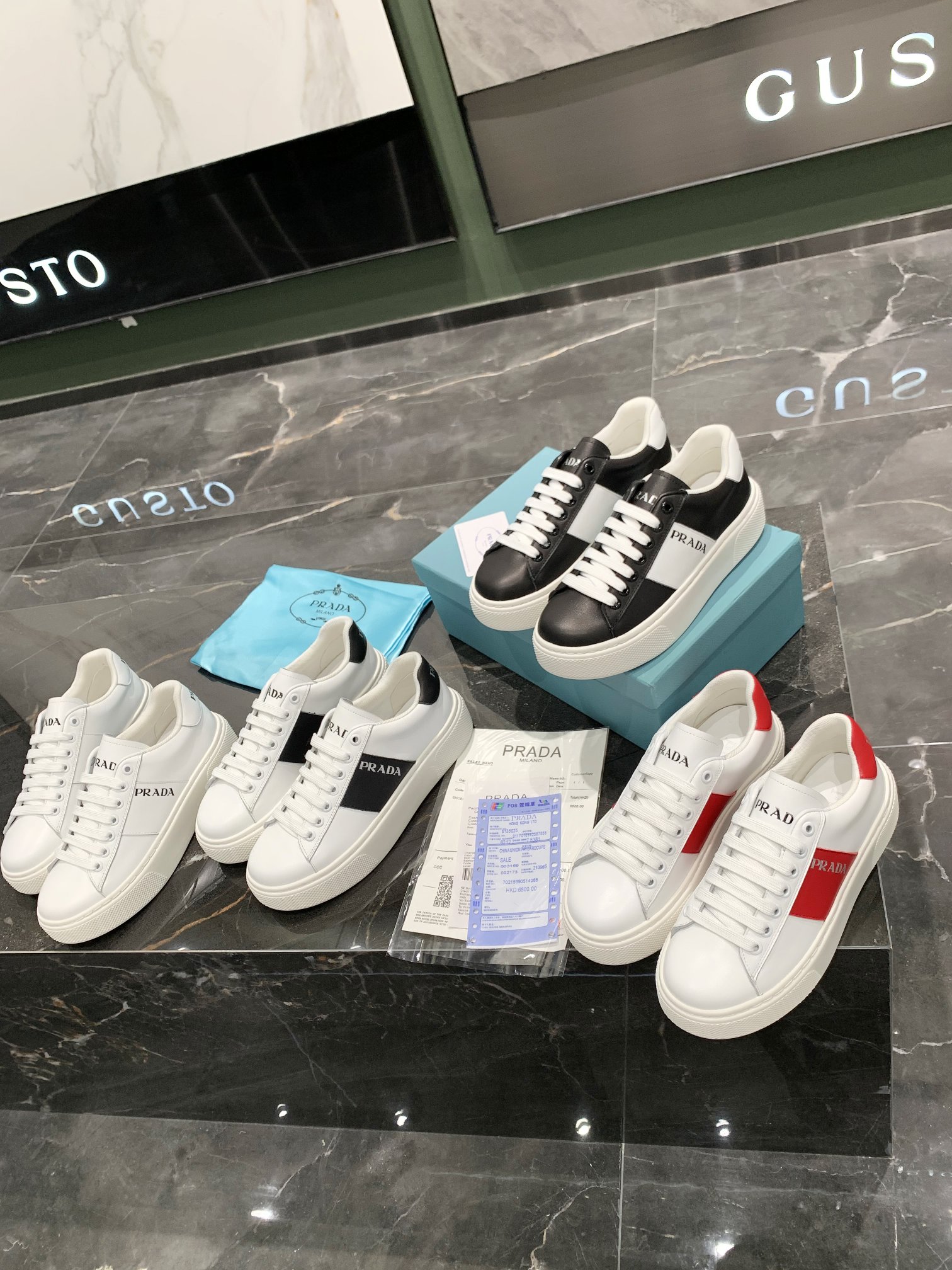 Prada Women Leather Sneakers-0015 35-41