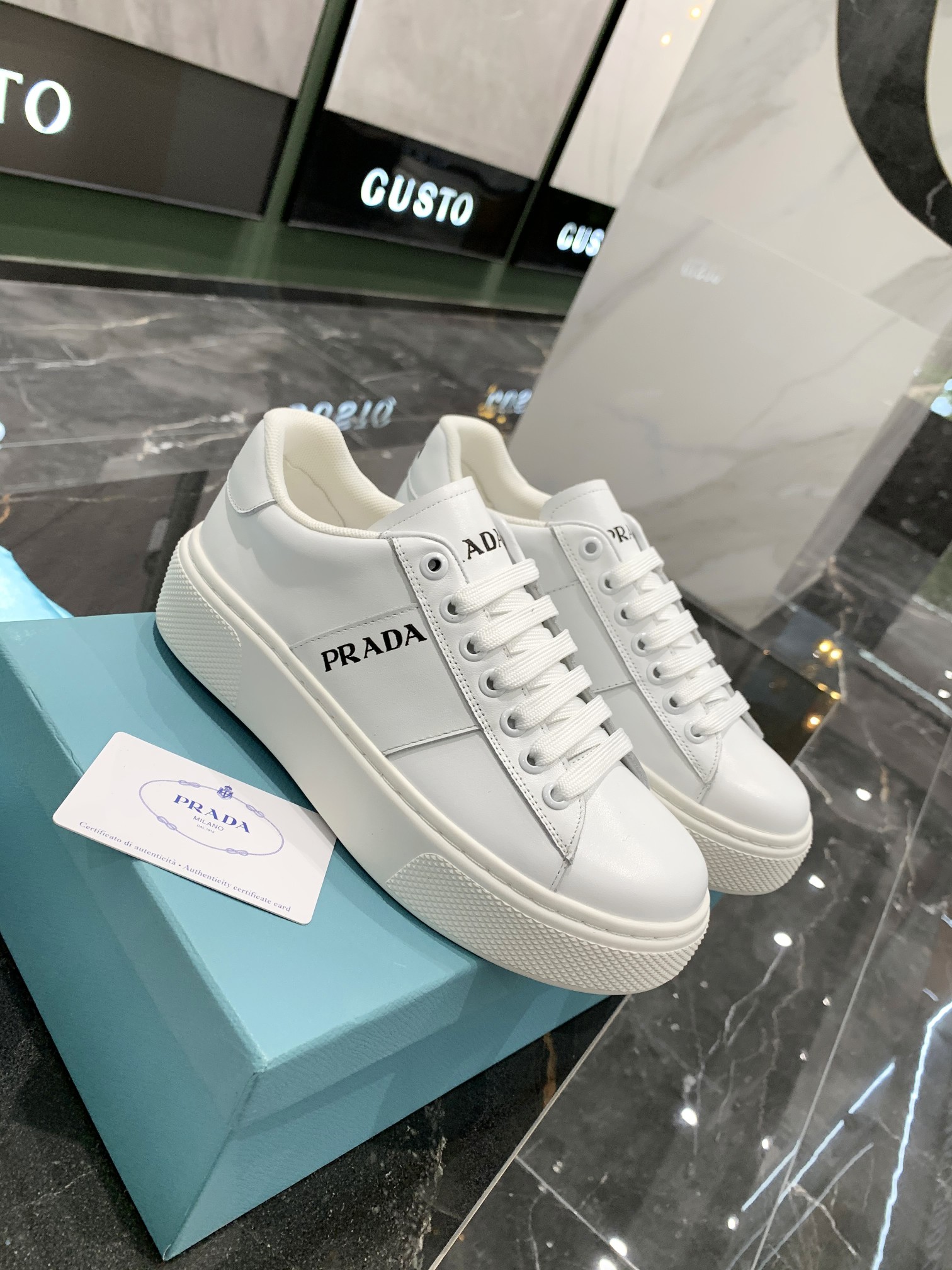 Prada Women Leather Sneakers-0015 35-41