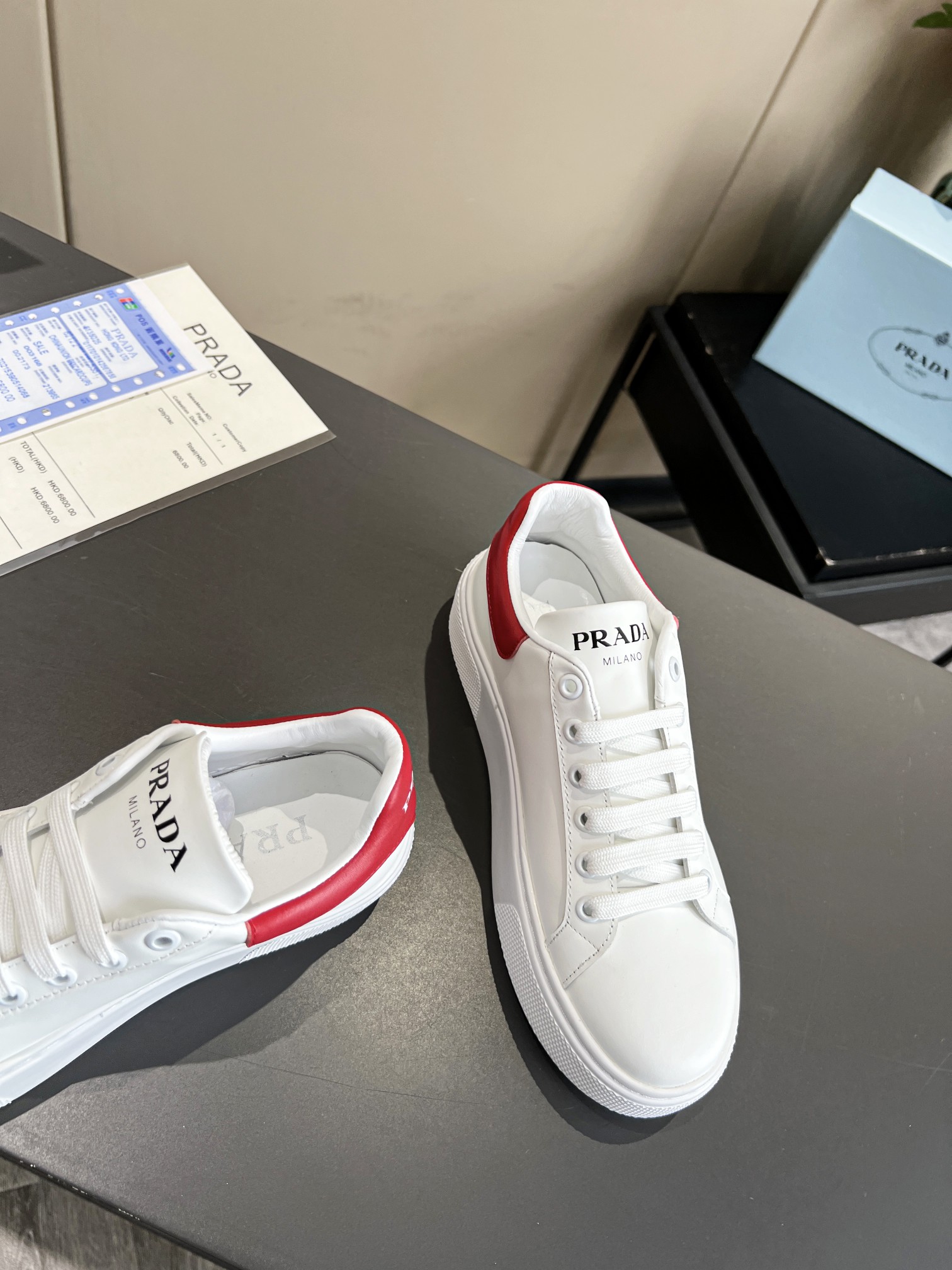 Prada Women Leather Sneakers-0019 35-41