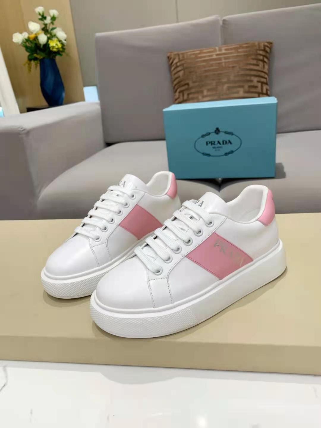 Prada Women Leather Sneakers-0026 35-41