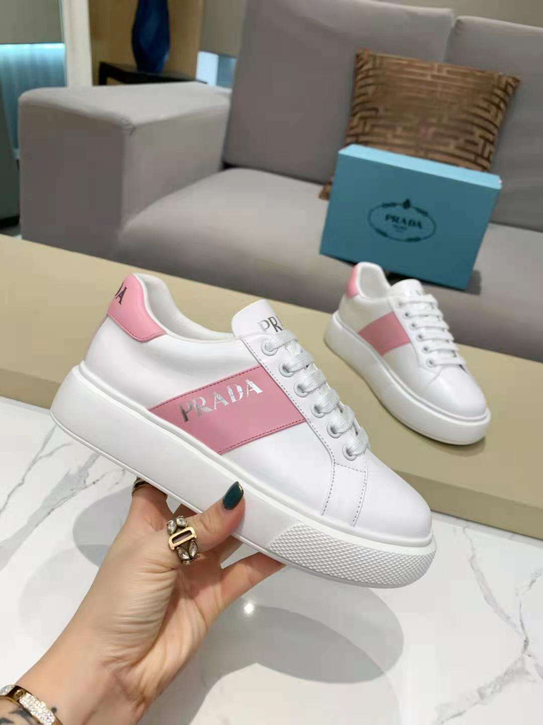 Prada Women Leather Sneakers-0026 35-41