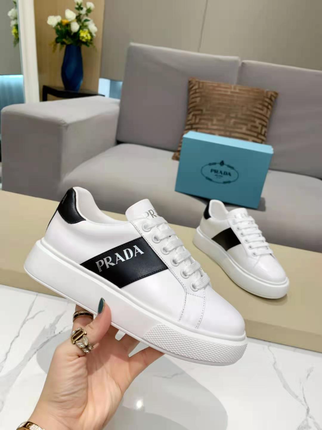 Prada Women Leather Sneakers-0027 35-41
