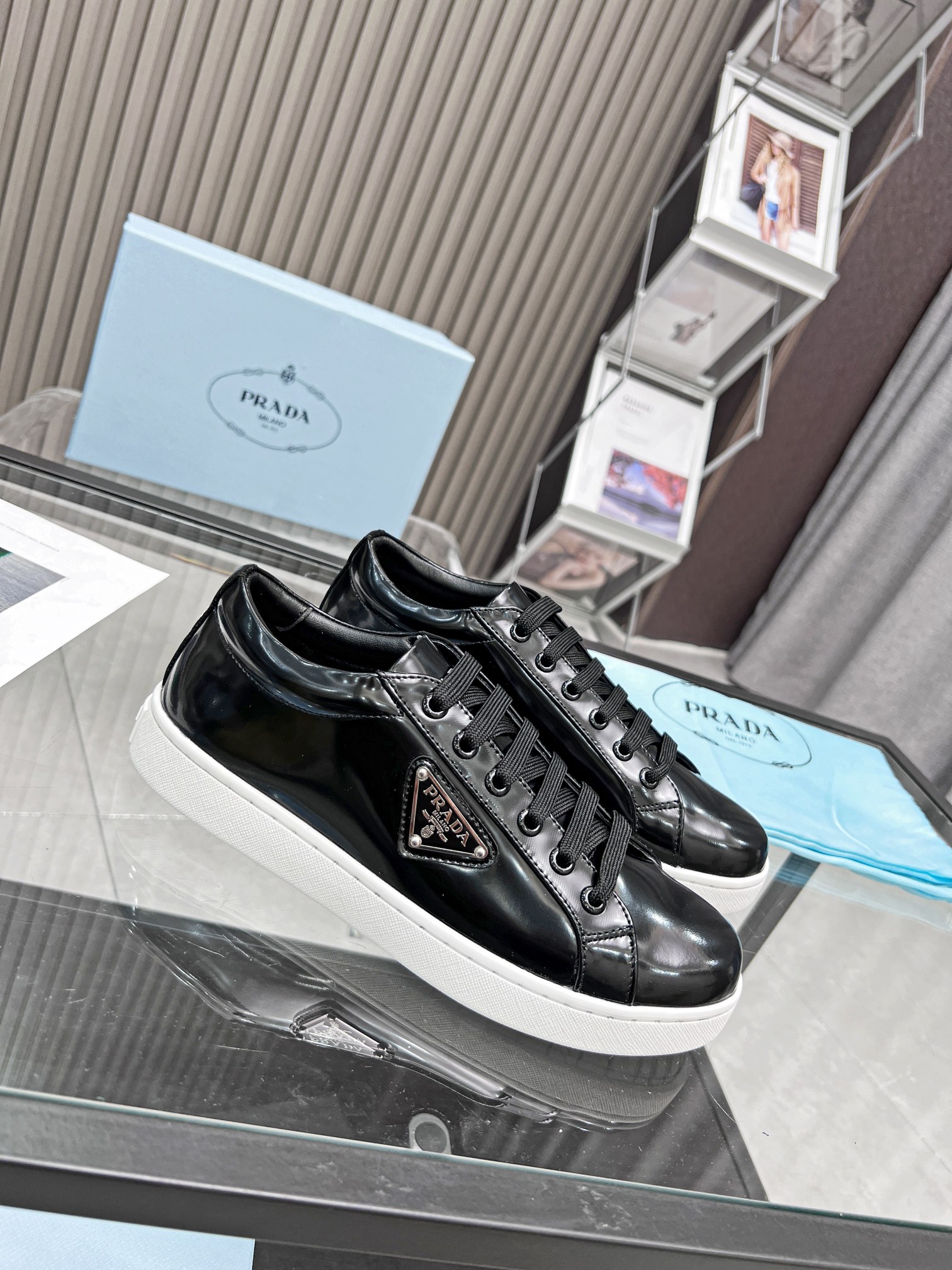 Prada Women Leather Sneakers-0029 35-41