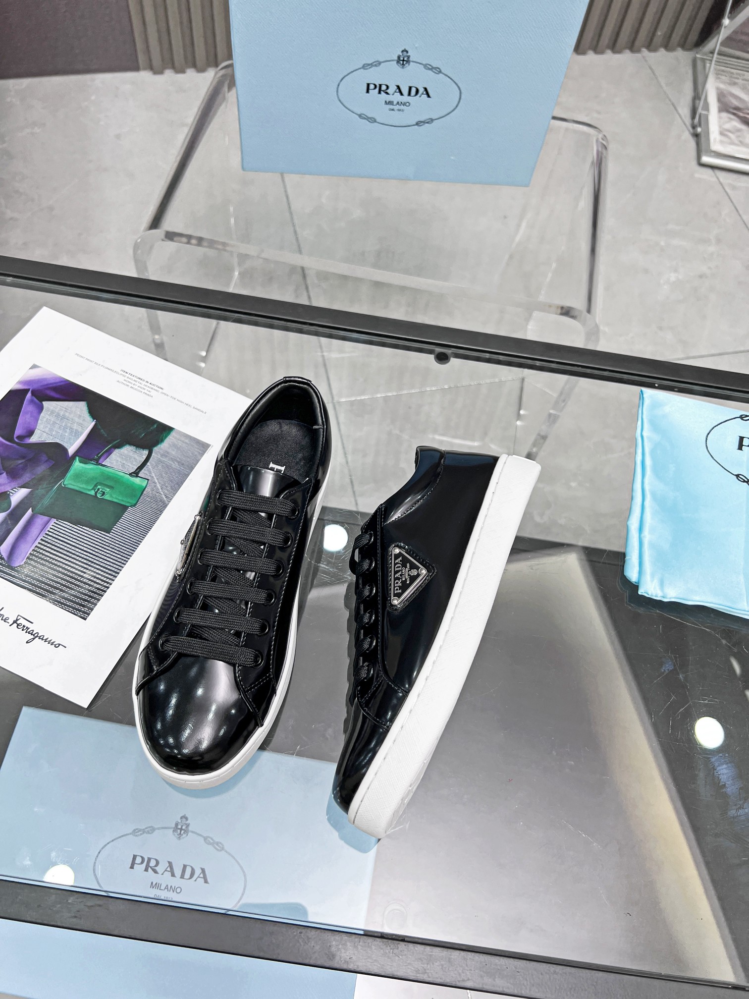 Prada Women Leather Sneakers-0029 35-41