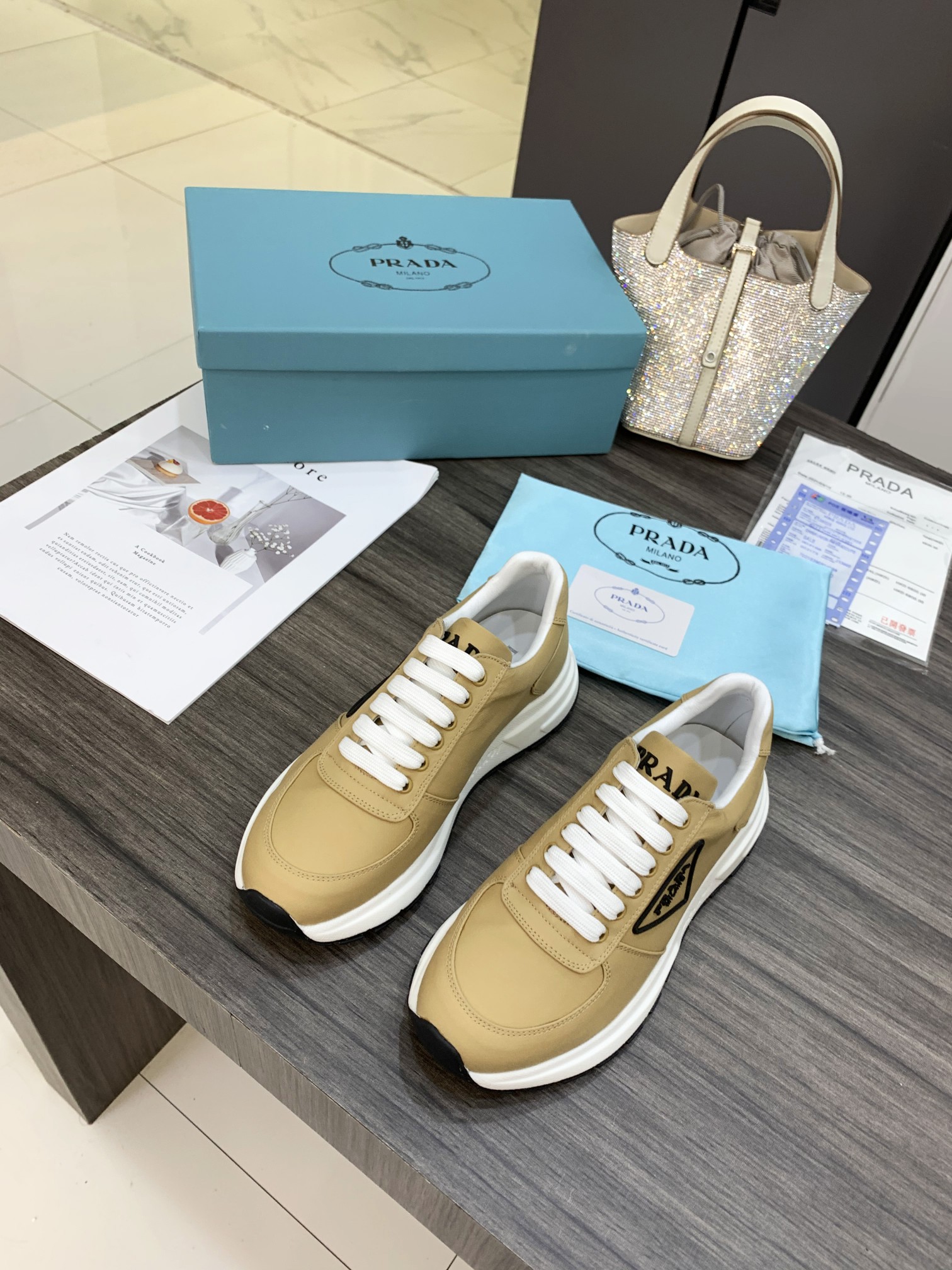 Prada Women Nylon Sneakers-0007 35-41 39-45