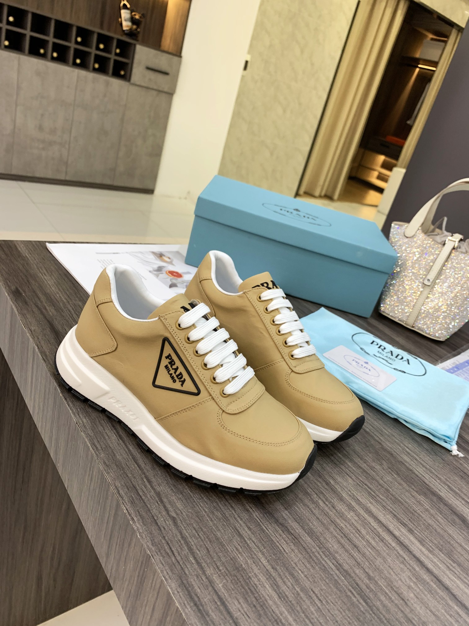 Prada Women Nylon Sneakers-0007 35-41 39-45