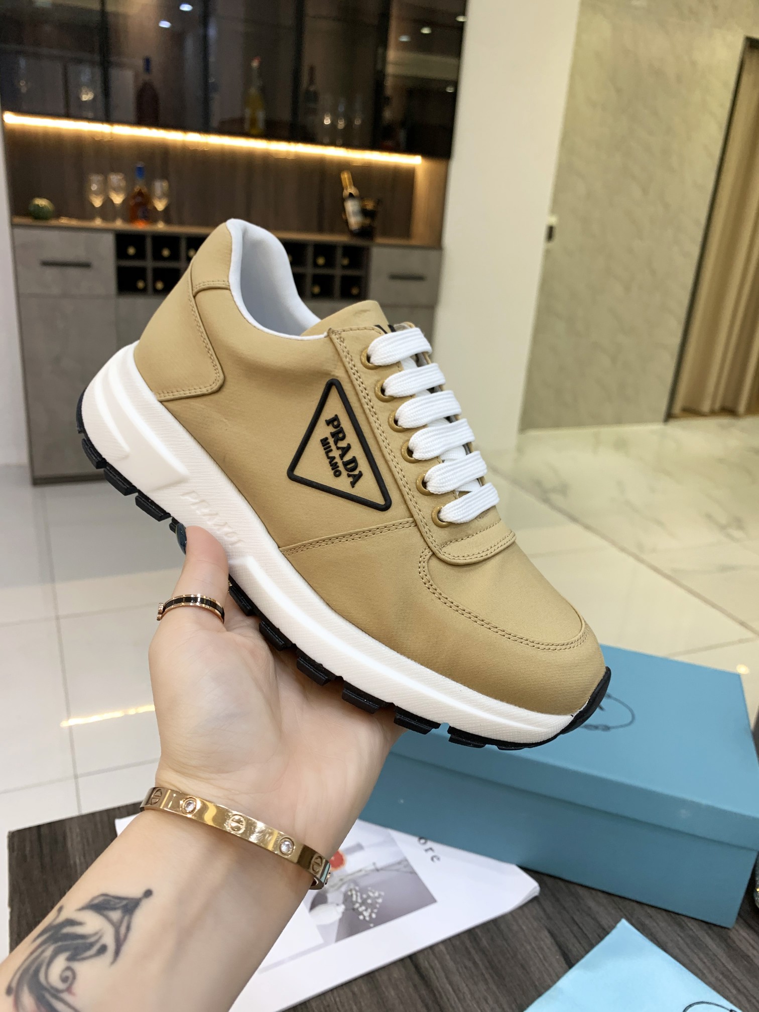 Prada Women Nylon Sneakers-0007 35-41 39-45