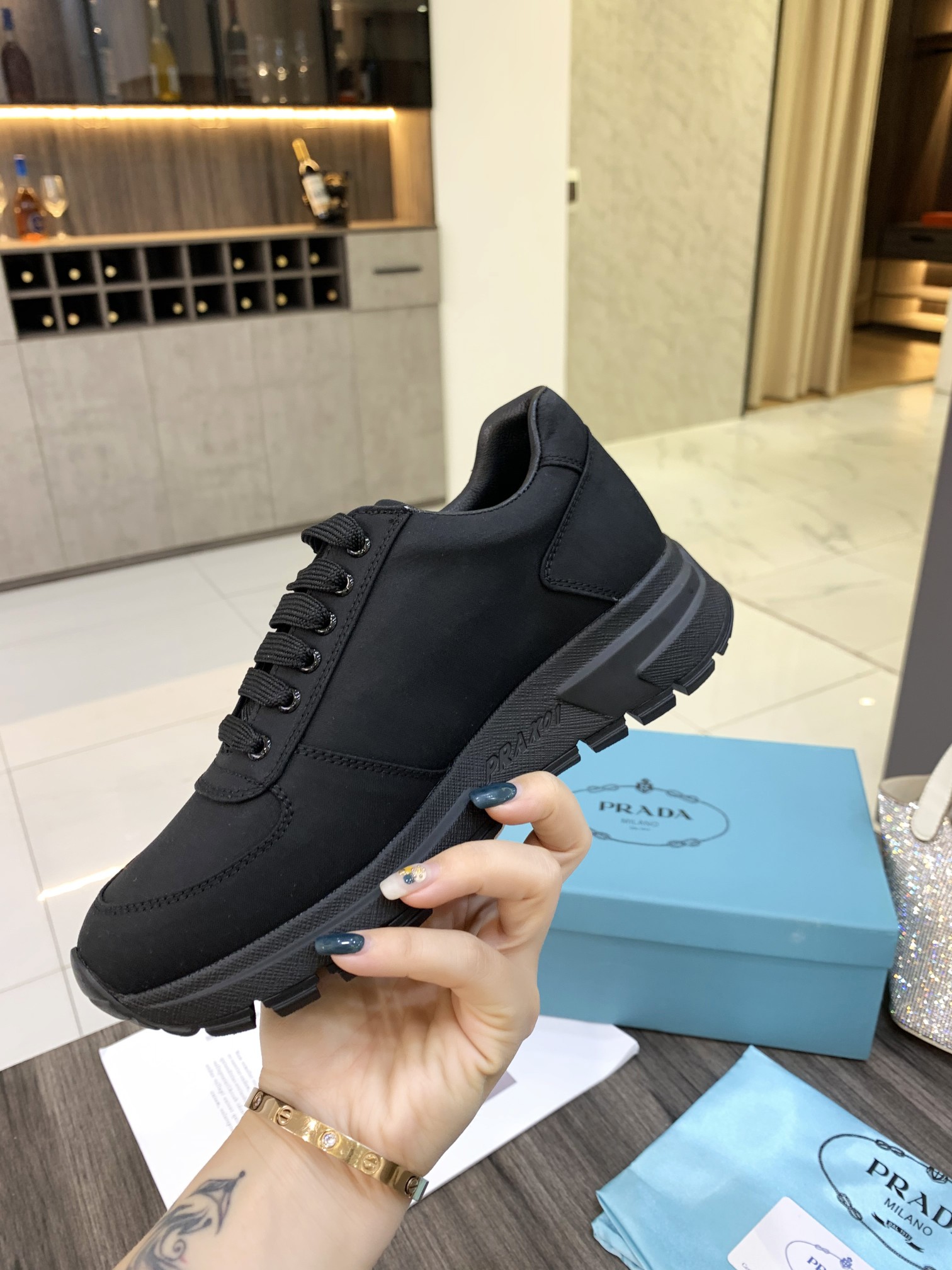 Prada Women Nylon Sneakers-0008 35-41 39-45