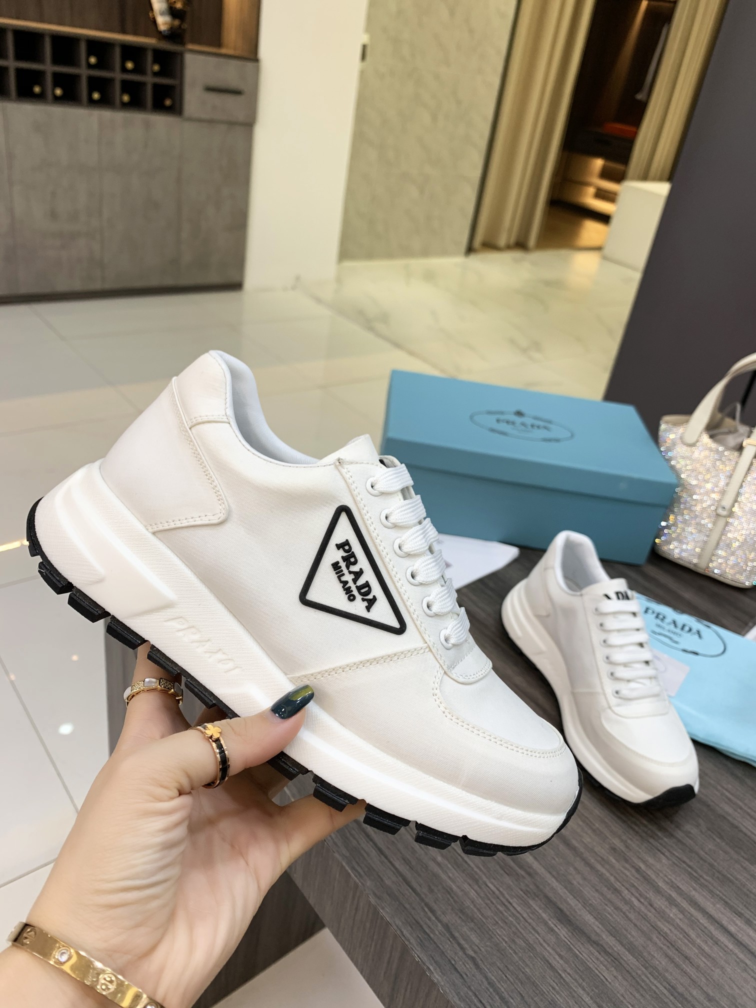 Prada Women Nylon Sneakers-0009 35-41 39-45