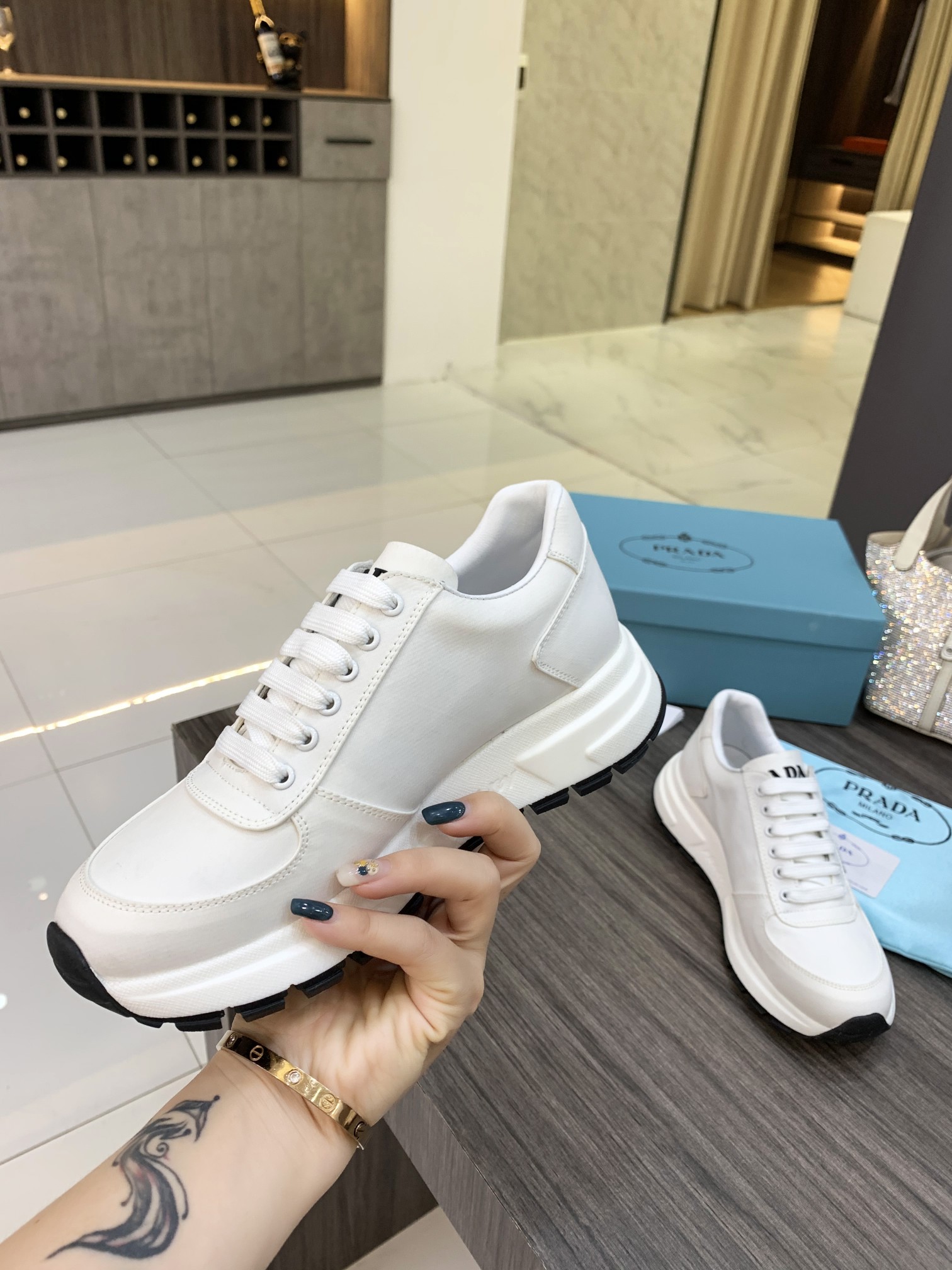 Prada Women Nylon Sneakers-0009 35-41 39-45