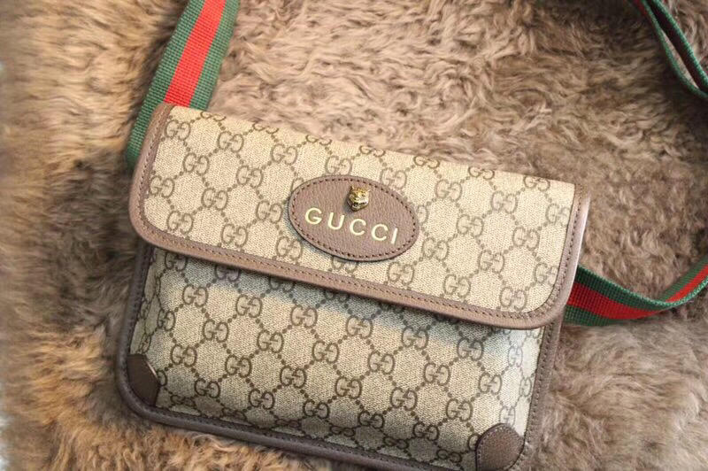 Replica 493930 Gucci Men Women GG Supreme Belt Bag