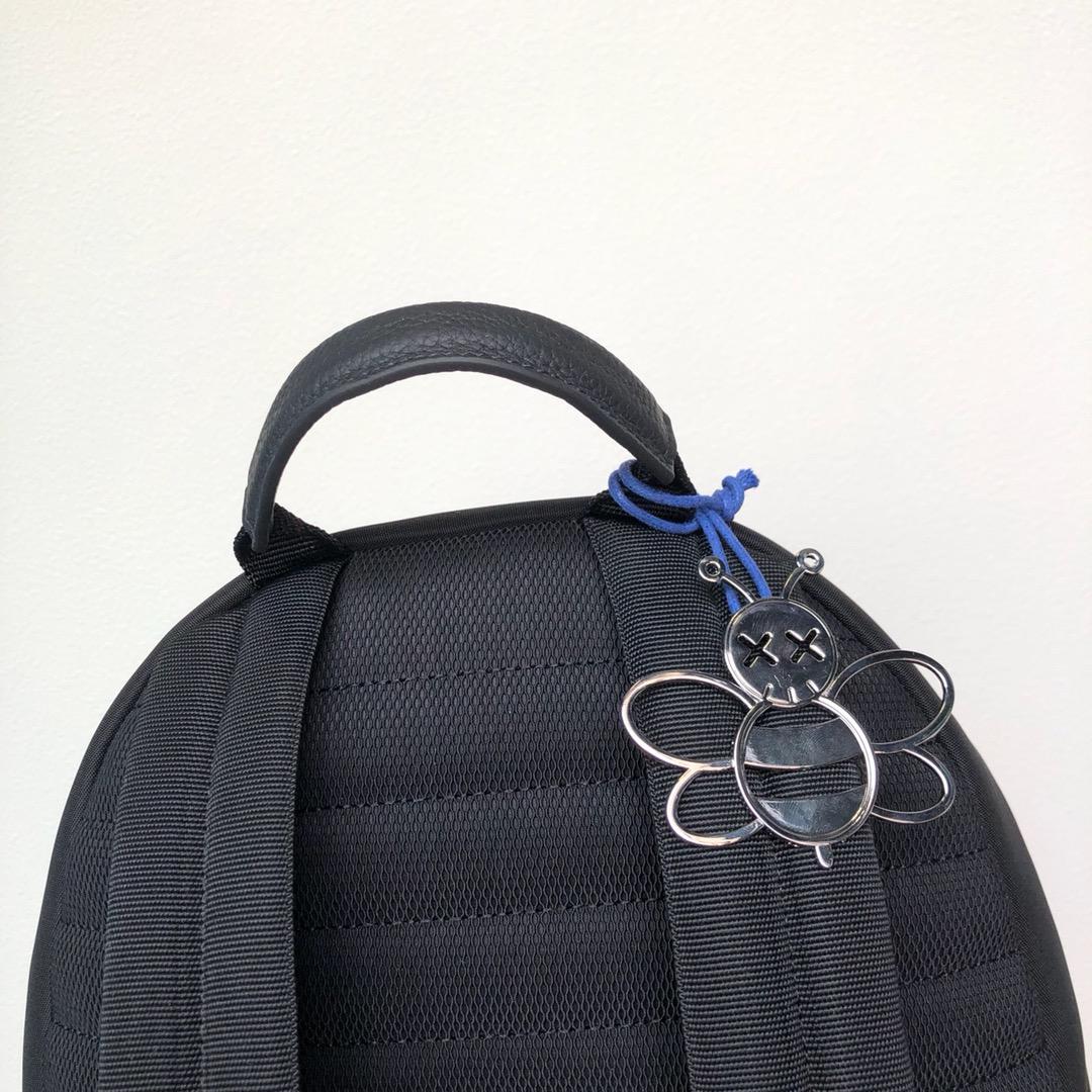 Replica Black Nylon DIOR x KAWS Rider Backpack Pink Logo