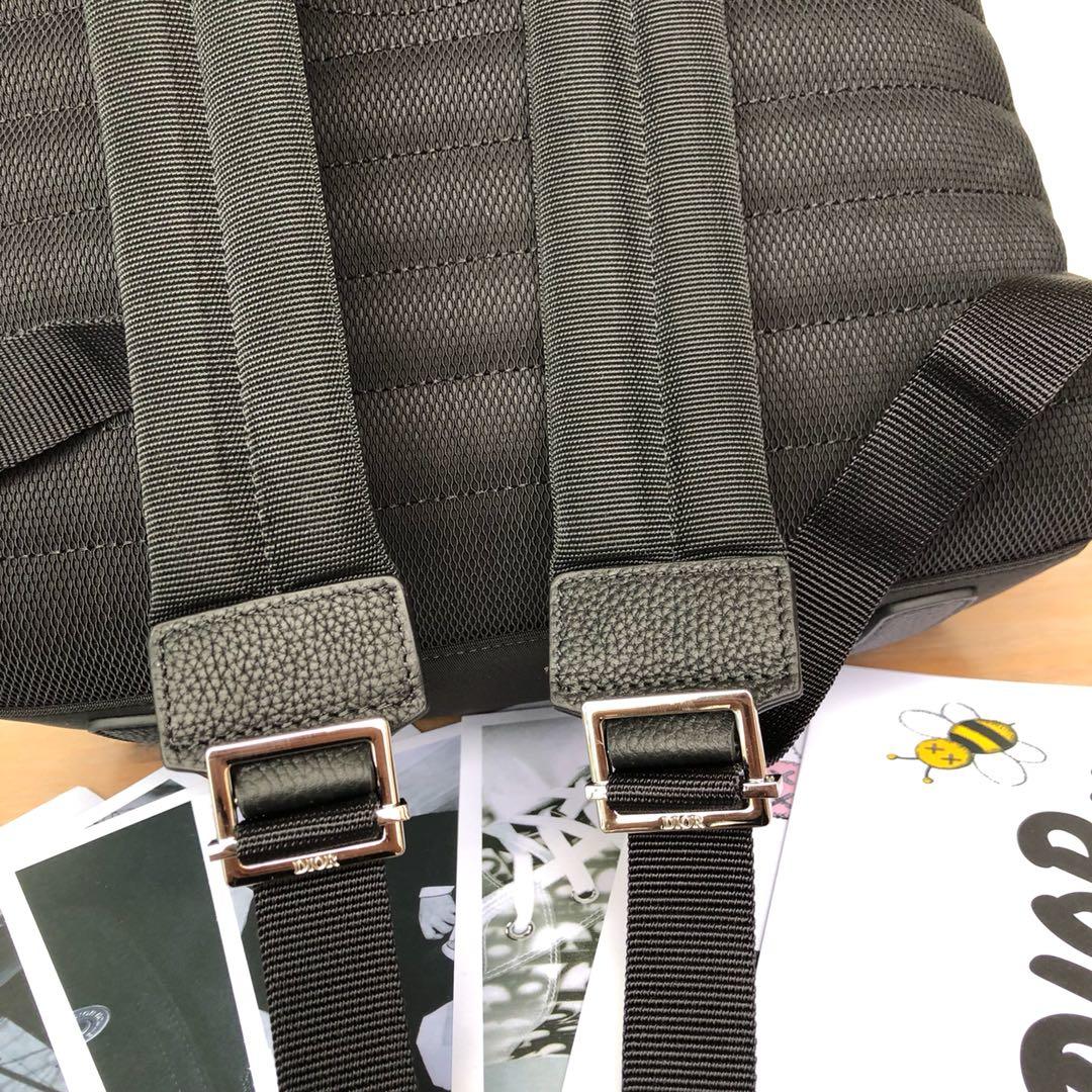 Replica Black Nylon DIOR x KAWS Rider Backpack White Logo