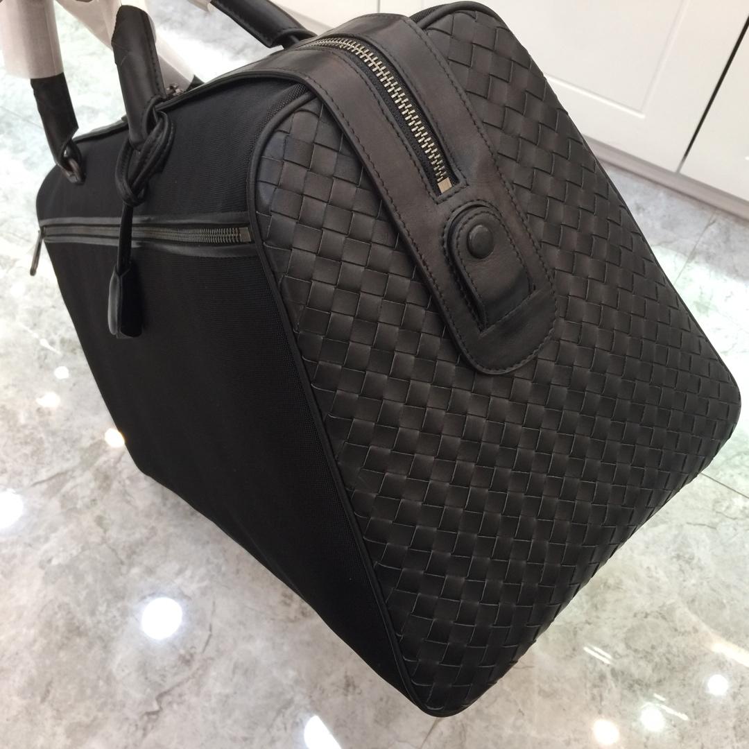 Replica Bottega Veneta Men Nero Hi-Tech Canvas Duffle 445350