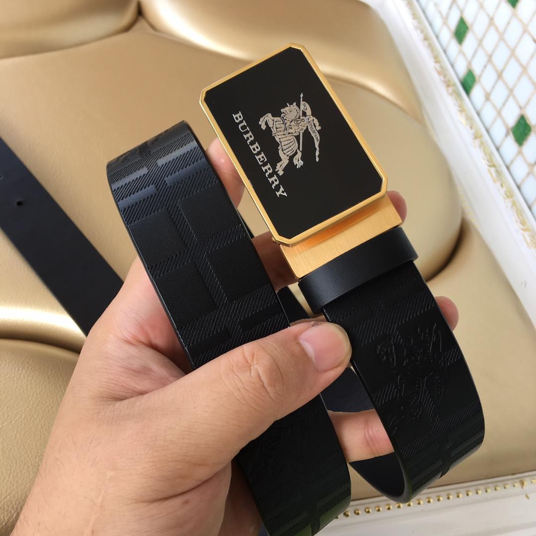 Replica Burberry Men Reversible Leather Belt Width 3.5cm 015