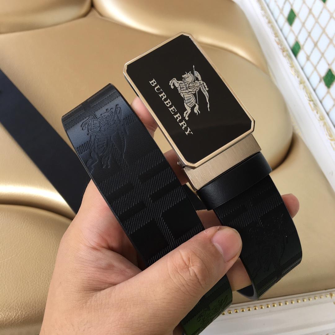 Replica Burberry Men Reversible Leather Belt Width 3.5cm 016