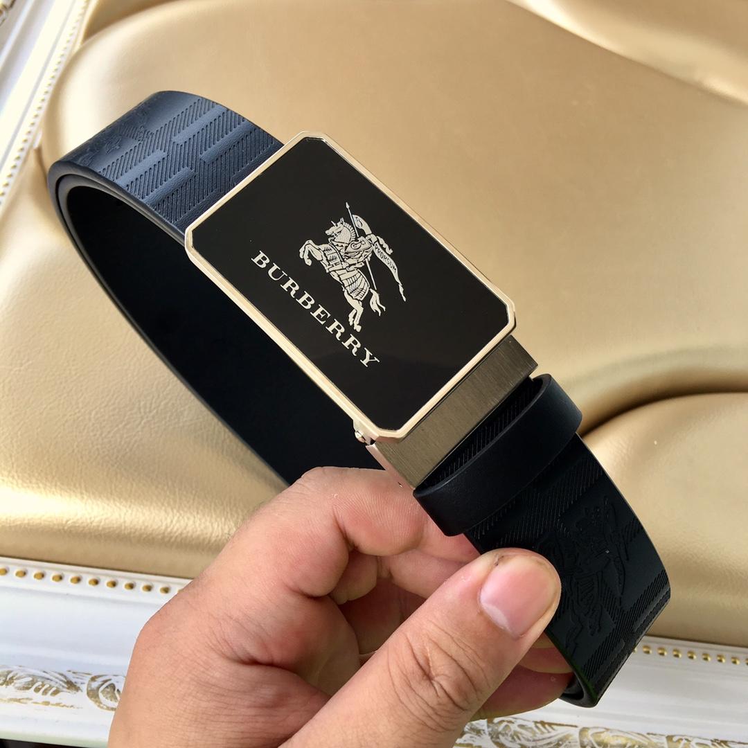 Replica Burberry Men Reversible Leather Belt Width 3.5cm 016