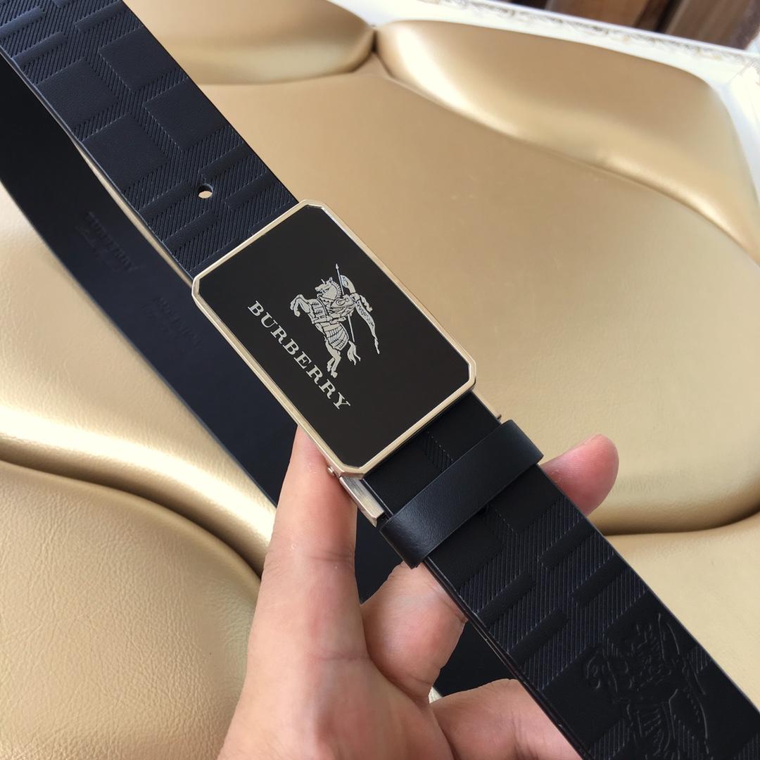 Replica Burberry Men Reversible Leather Belt Width 3.5cm 016