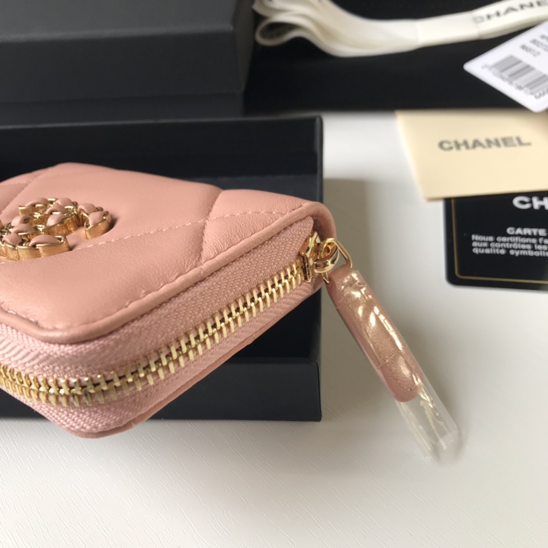 Replica Chanel 19 Chanel Short Zipper Wallets