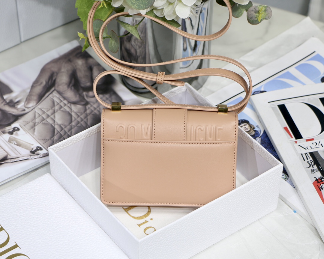 Replica Dior Mini Micro 30 Montaigne Bag Rose Box Calfskin