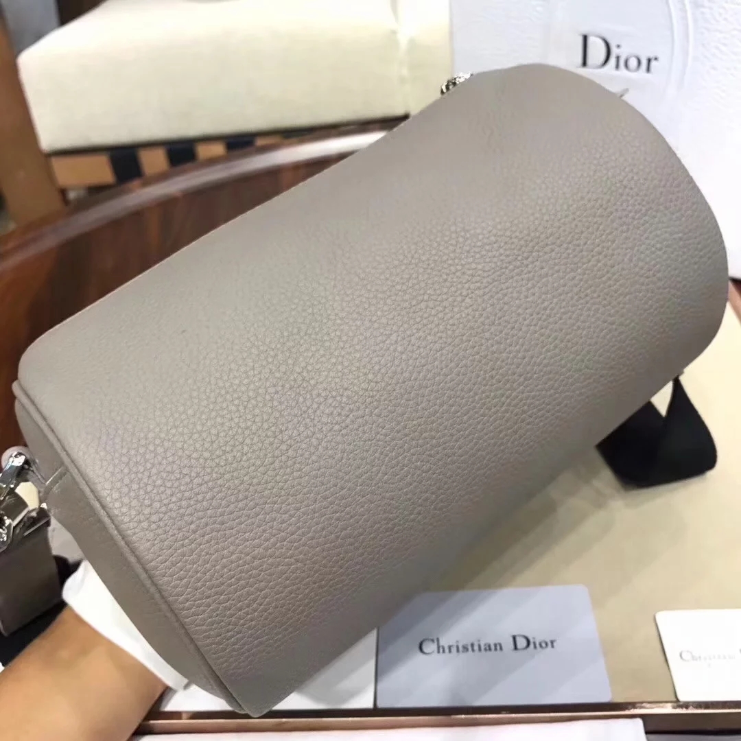 Replica Dior Roller Men Pouch in Oatmeal Grained Calfskin Beige