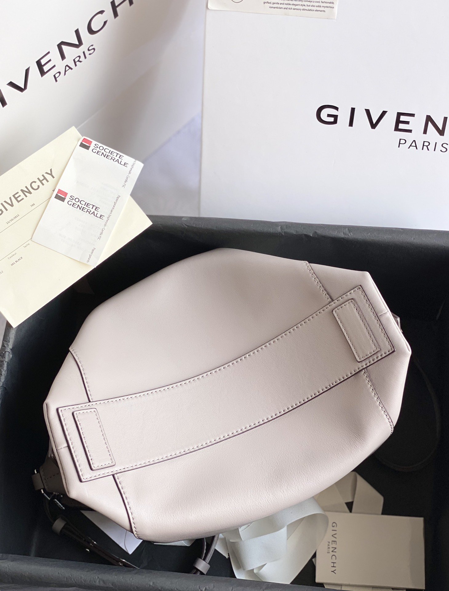 Replica Givenchy Antigona Soft Bag in Smooth Leather Gray