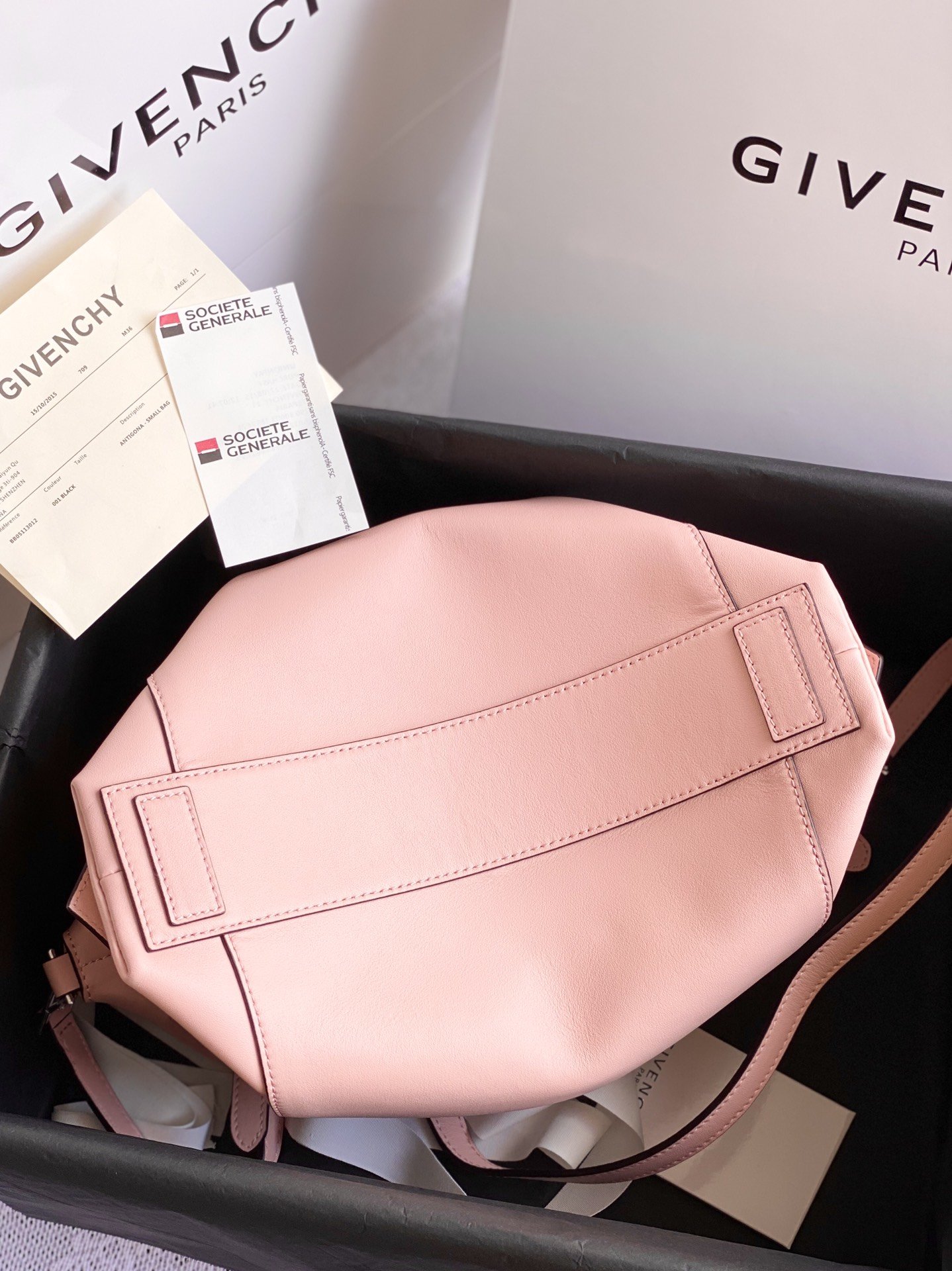 Replica Givenchy Antigona Soft Bag in Smooth Leather Pink