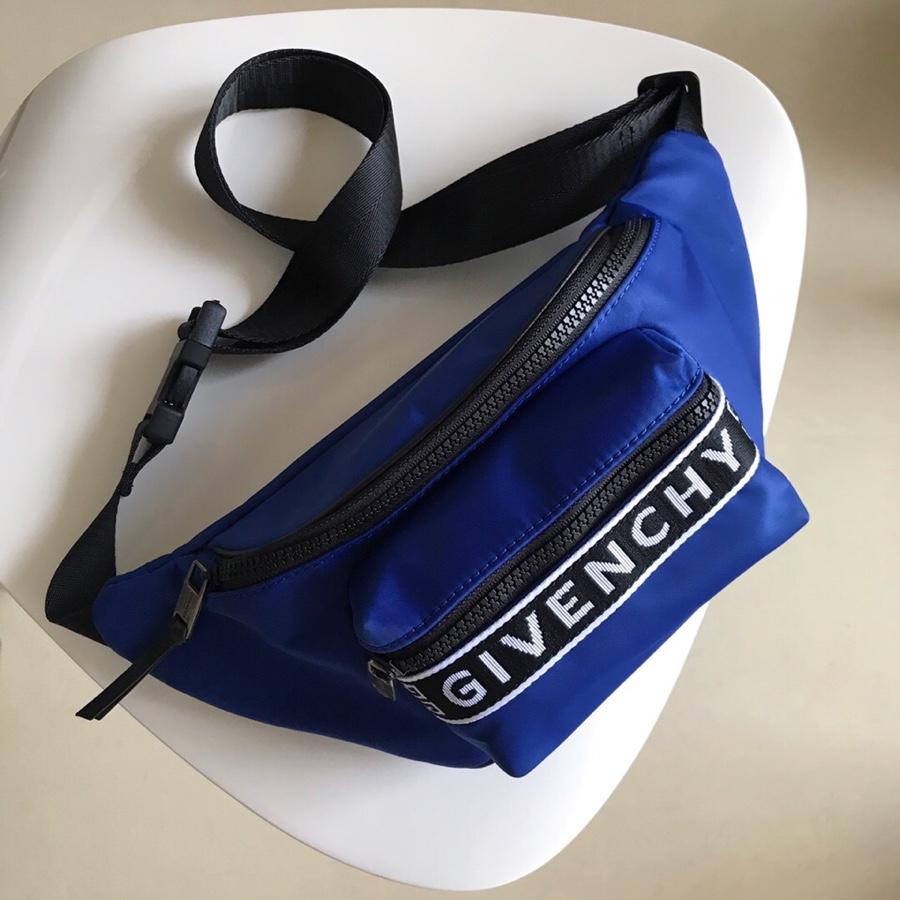 Replica Givenchy Paris Printed Bum Bag Blue